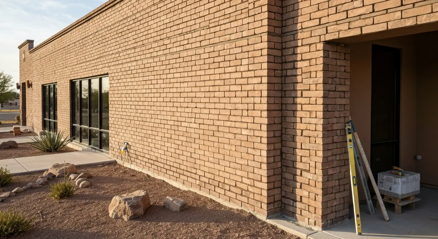 Commercial masonry building