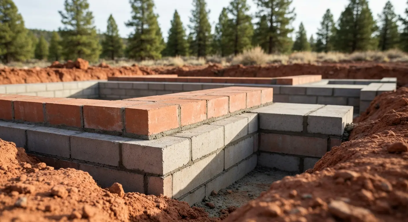 Foundation and stemwall work