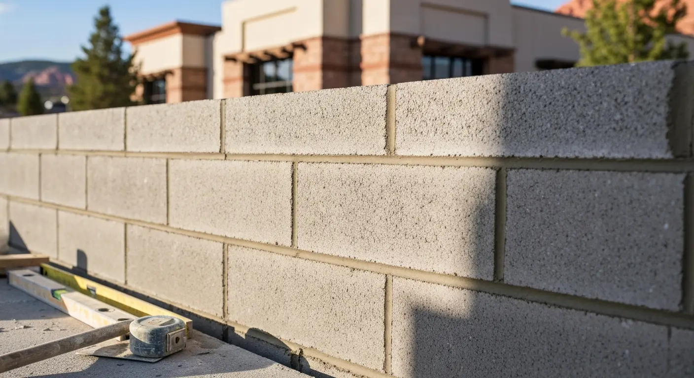 Foundation masonry work