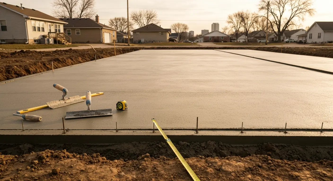 Concrete foundation work