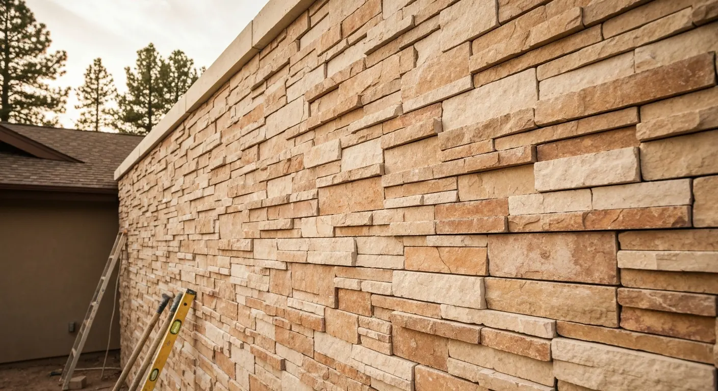 Custom masonry home in Flagstaff