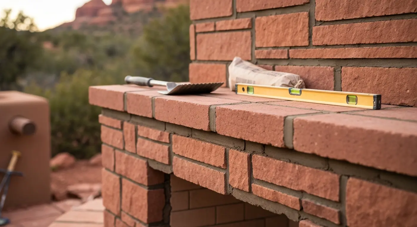 Sedona red rock formations and landscape