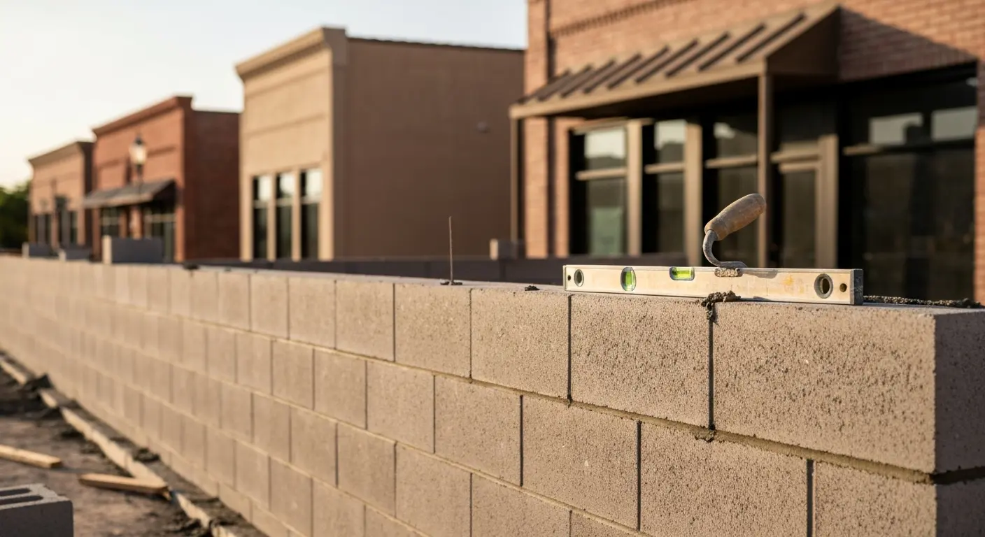 Commercial masonry project