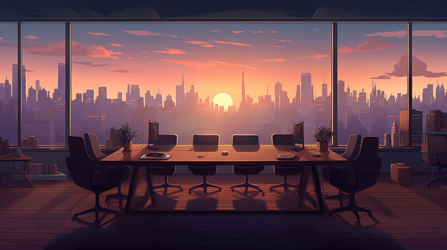 Executive leadership boardroom ready for a company-wide Ai decision