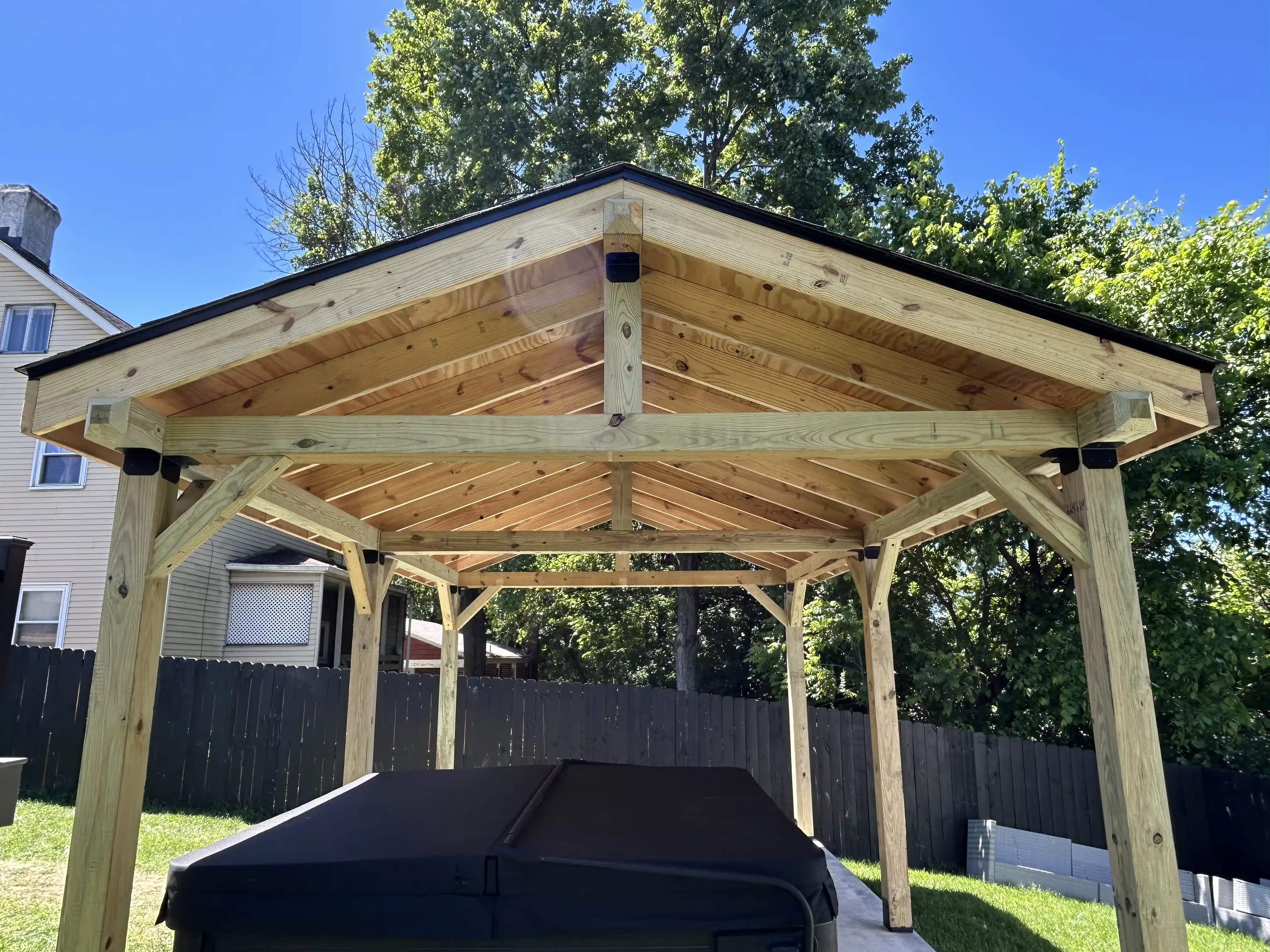Custom pavilion build in Pittsburgh PA