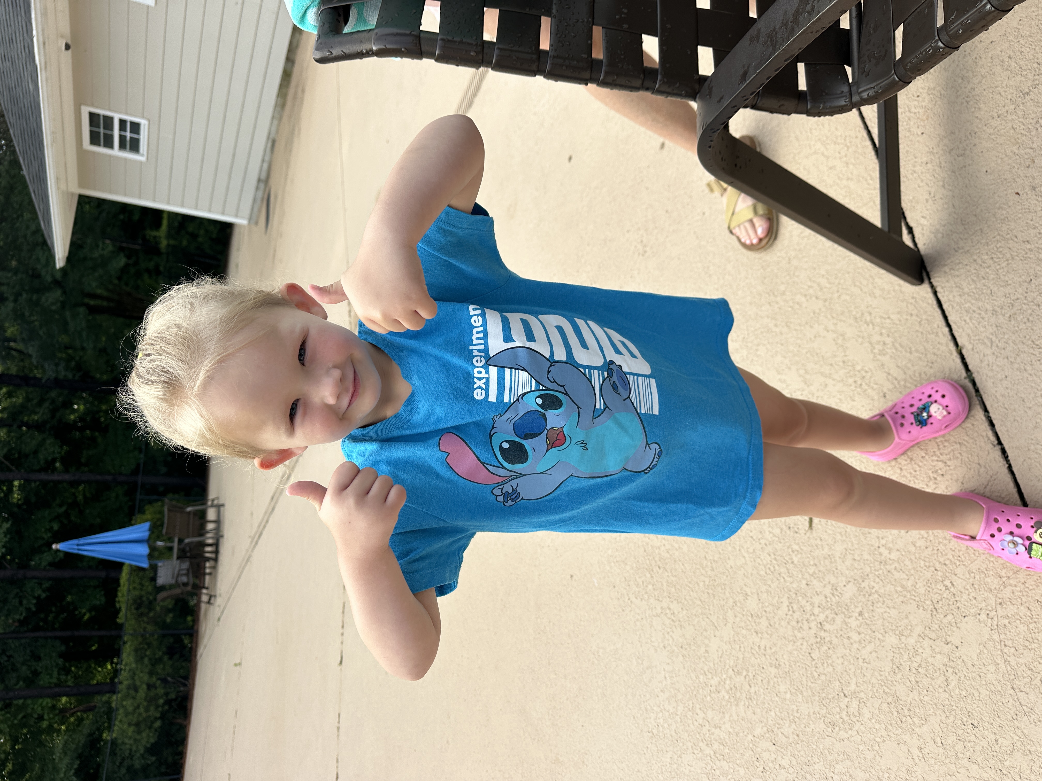 Happy young swimmer