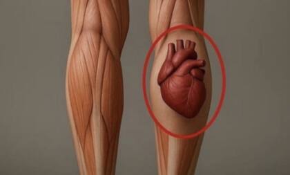 The calf as the body's second heart