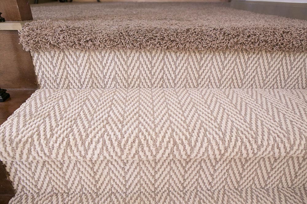 Staircase carpet renovation