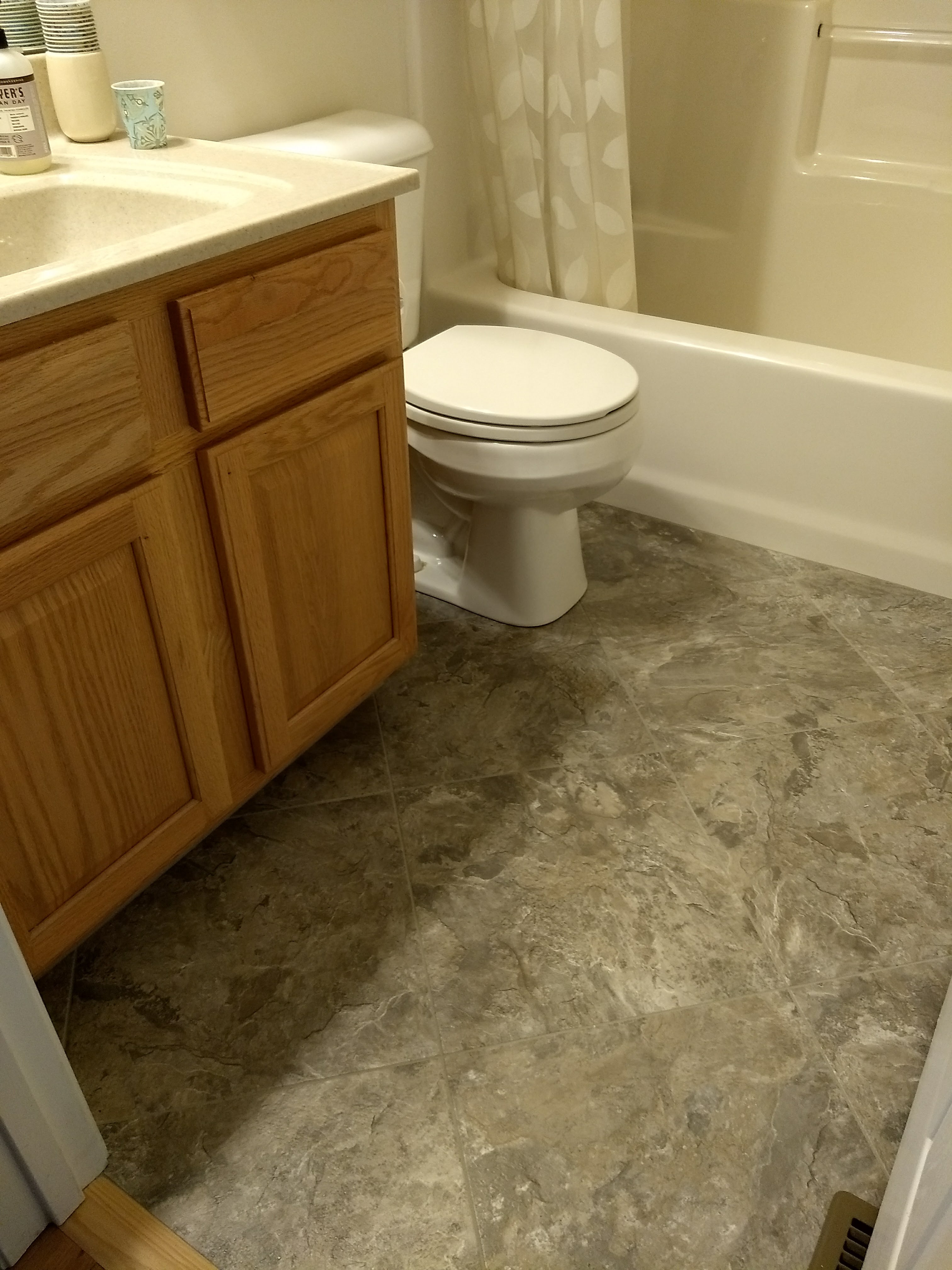 Bender Alterna Mesa Stone Light Grey luxury vinyl tile