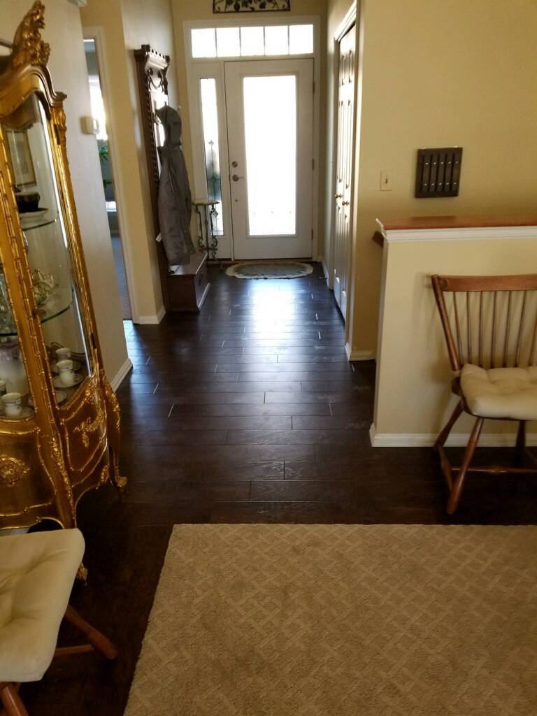 Wright luxury vinyl plank installation