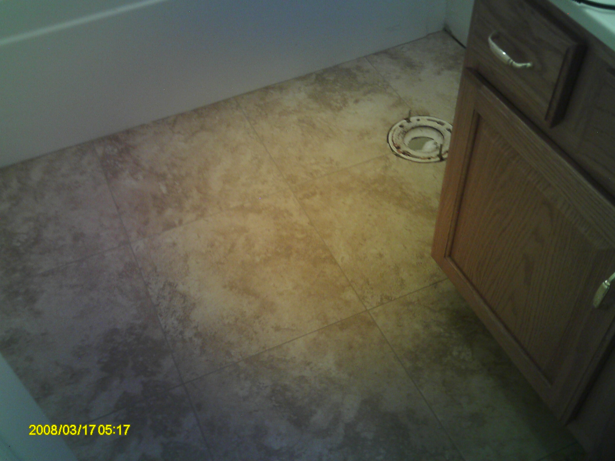 Luebker luxury vinyl plank in kitchen