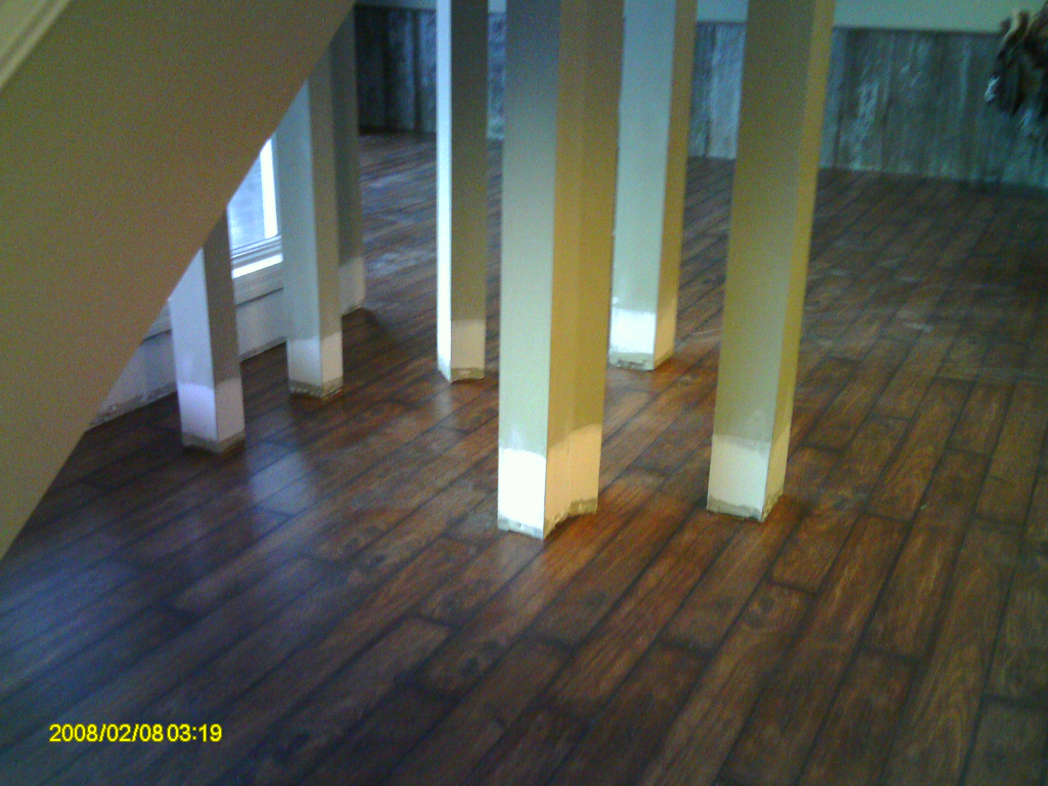 Haskins Adura luxury vinyl tile installation