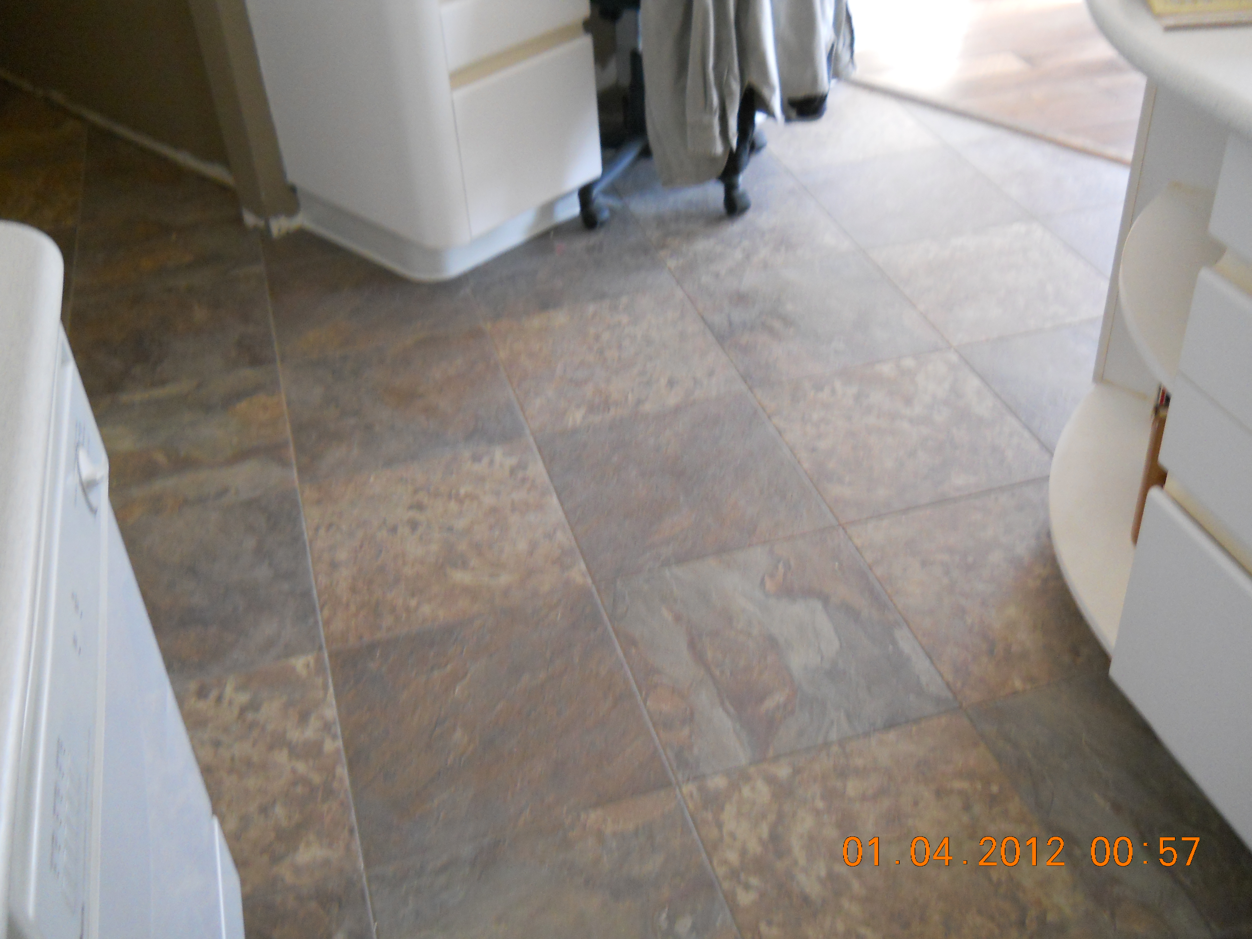Luxury vinyl plank flooring installation