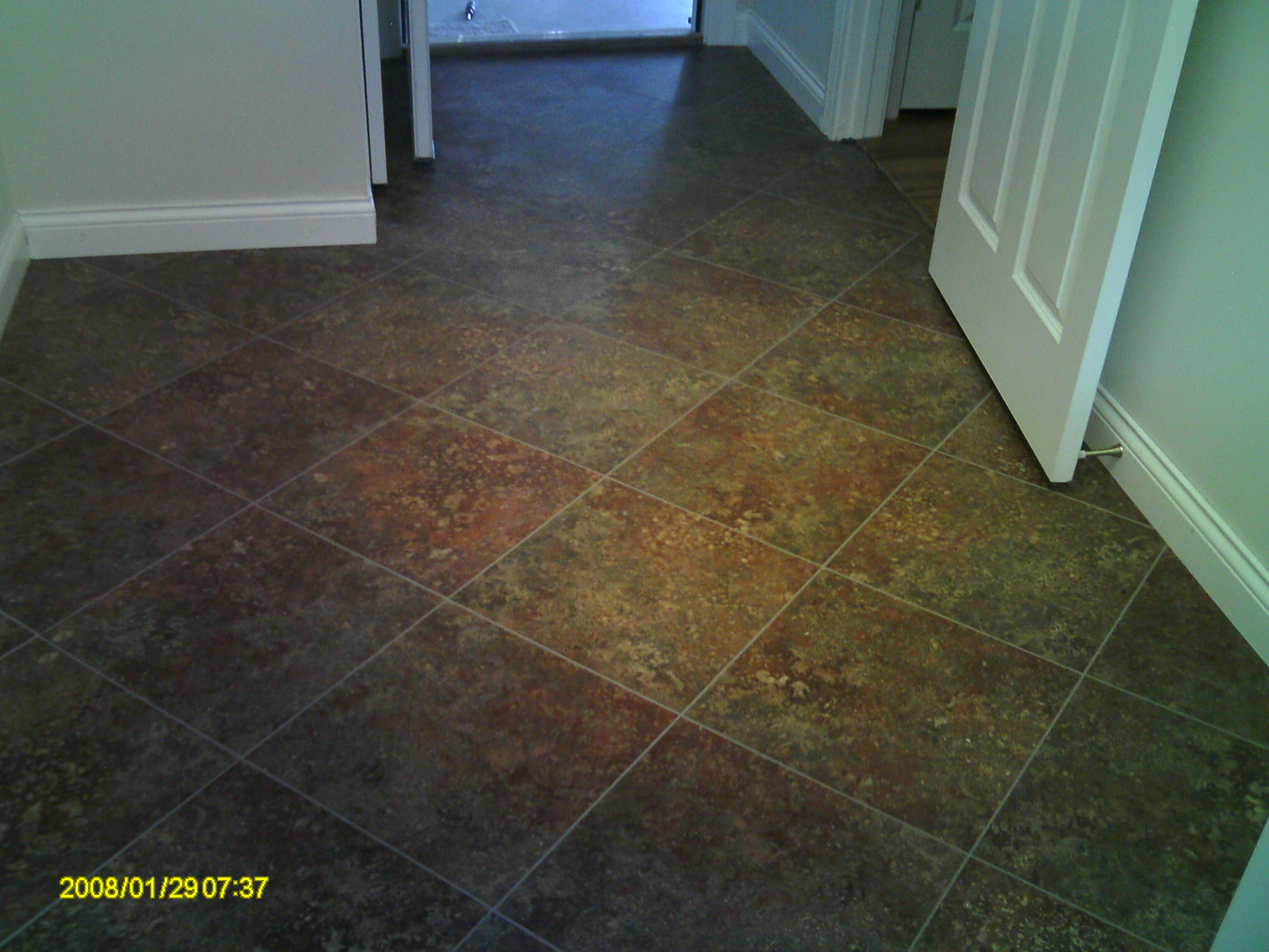 Gray Adura Magma luxury vinyl tile