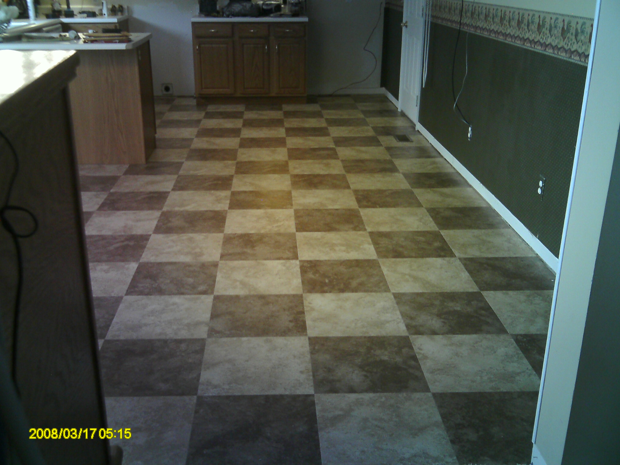 Luebker luxury vinyl plank installation