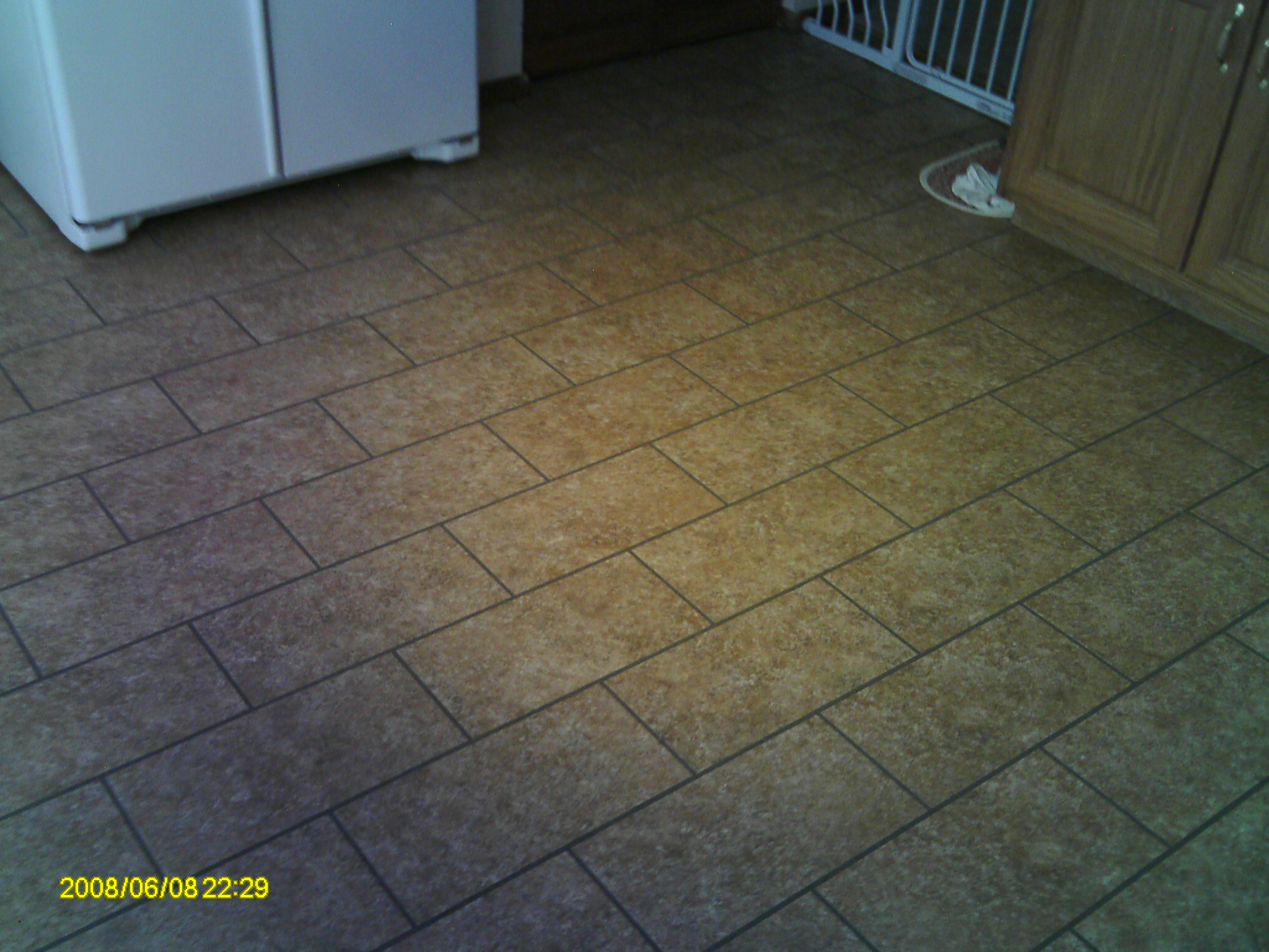 Debbie Price luxury vinyl tile installation