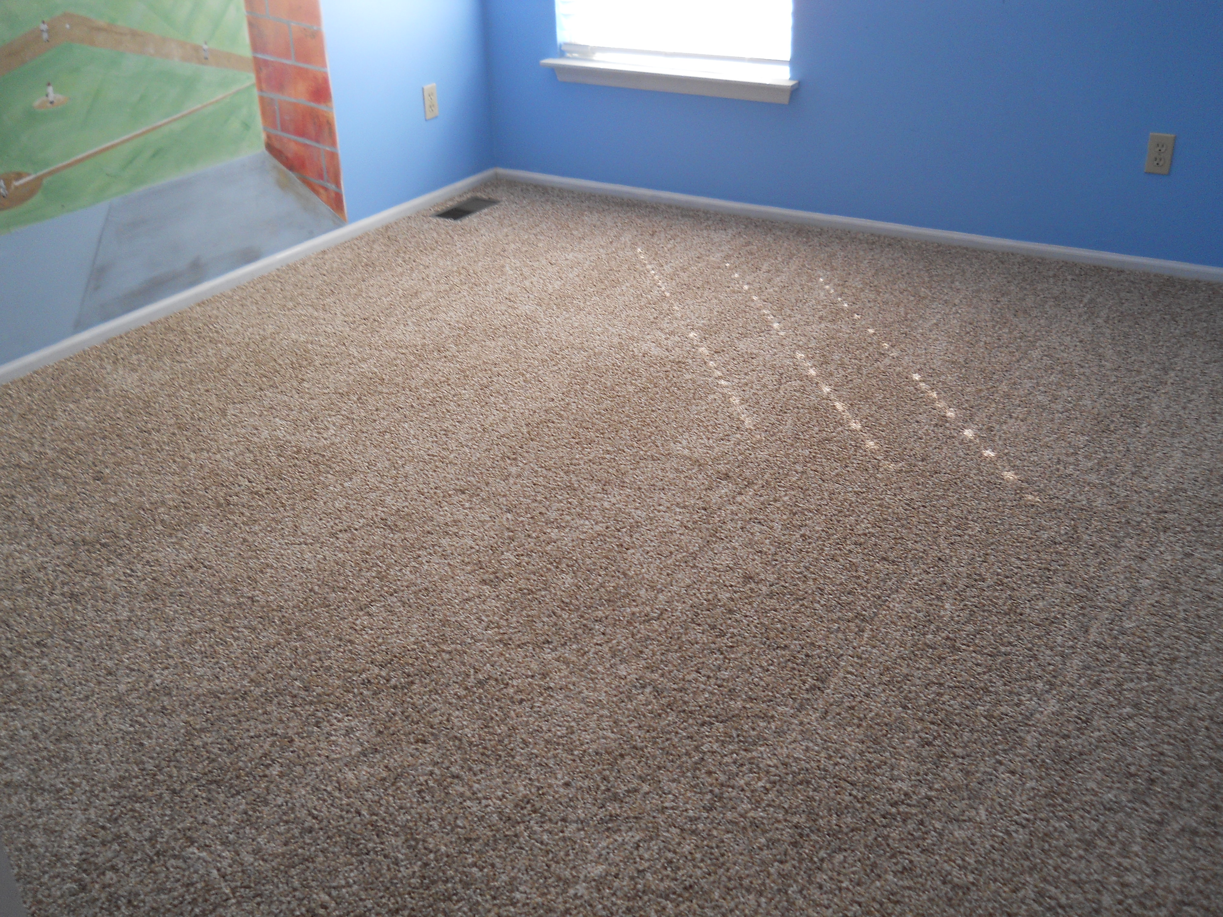 Carpet flooring installation
