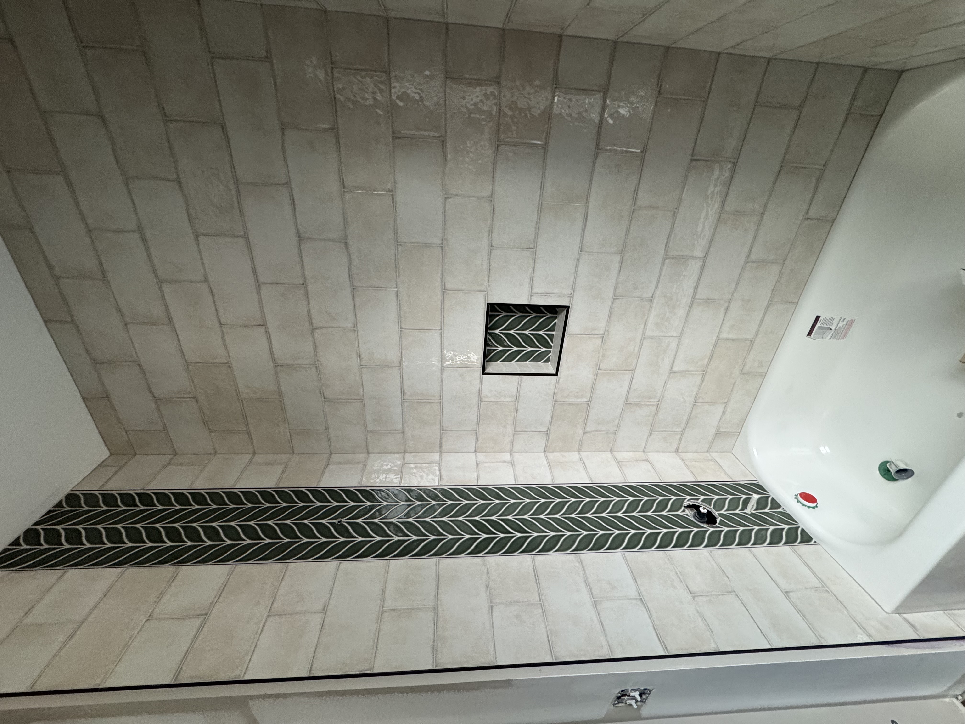 Tile flooring installation