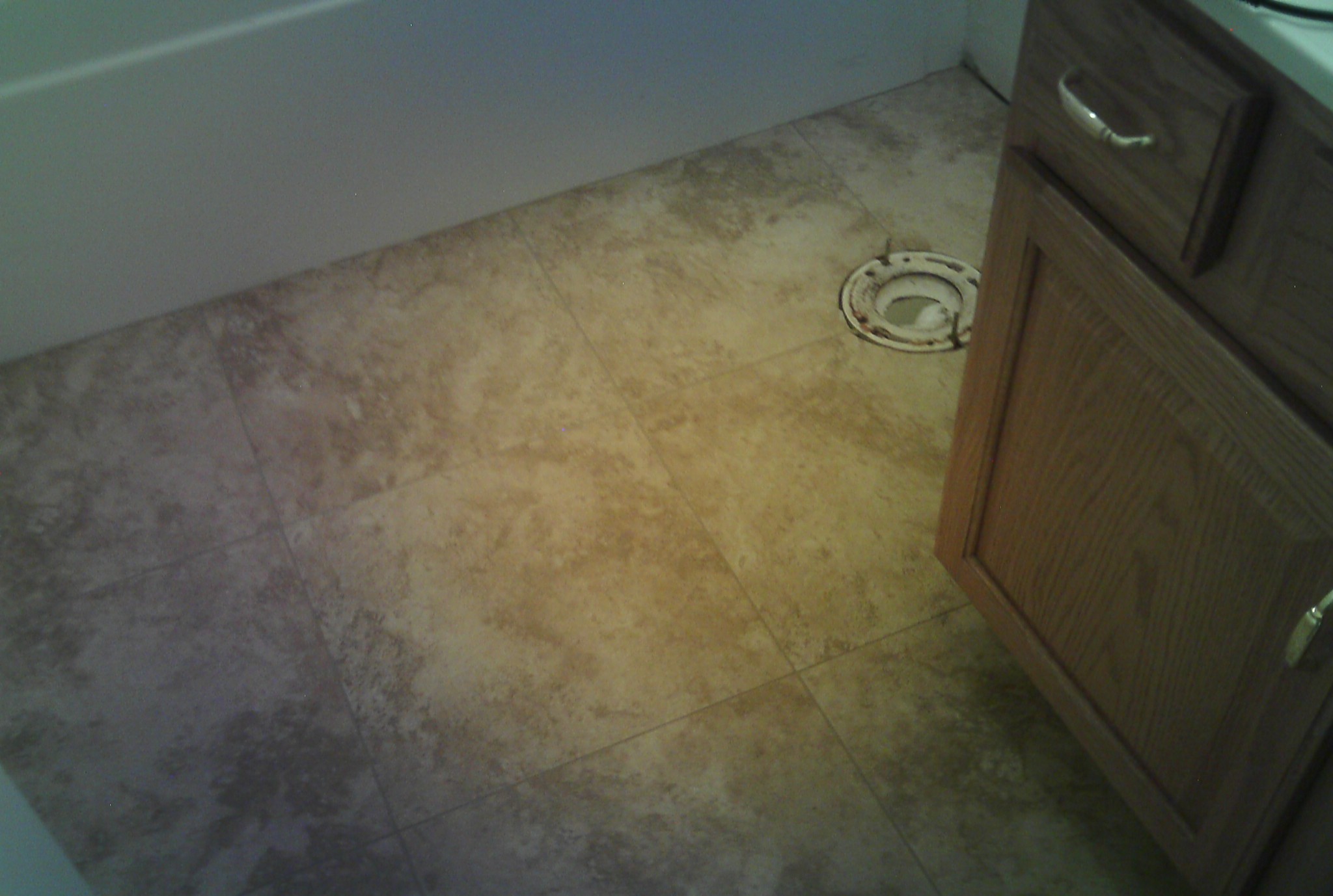 luxury vinyl plank in kitchen