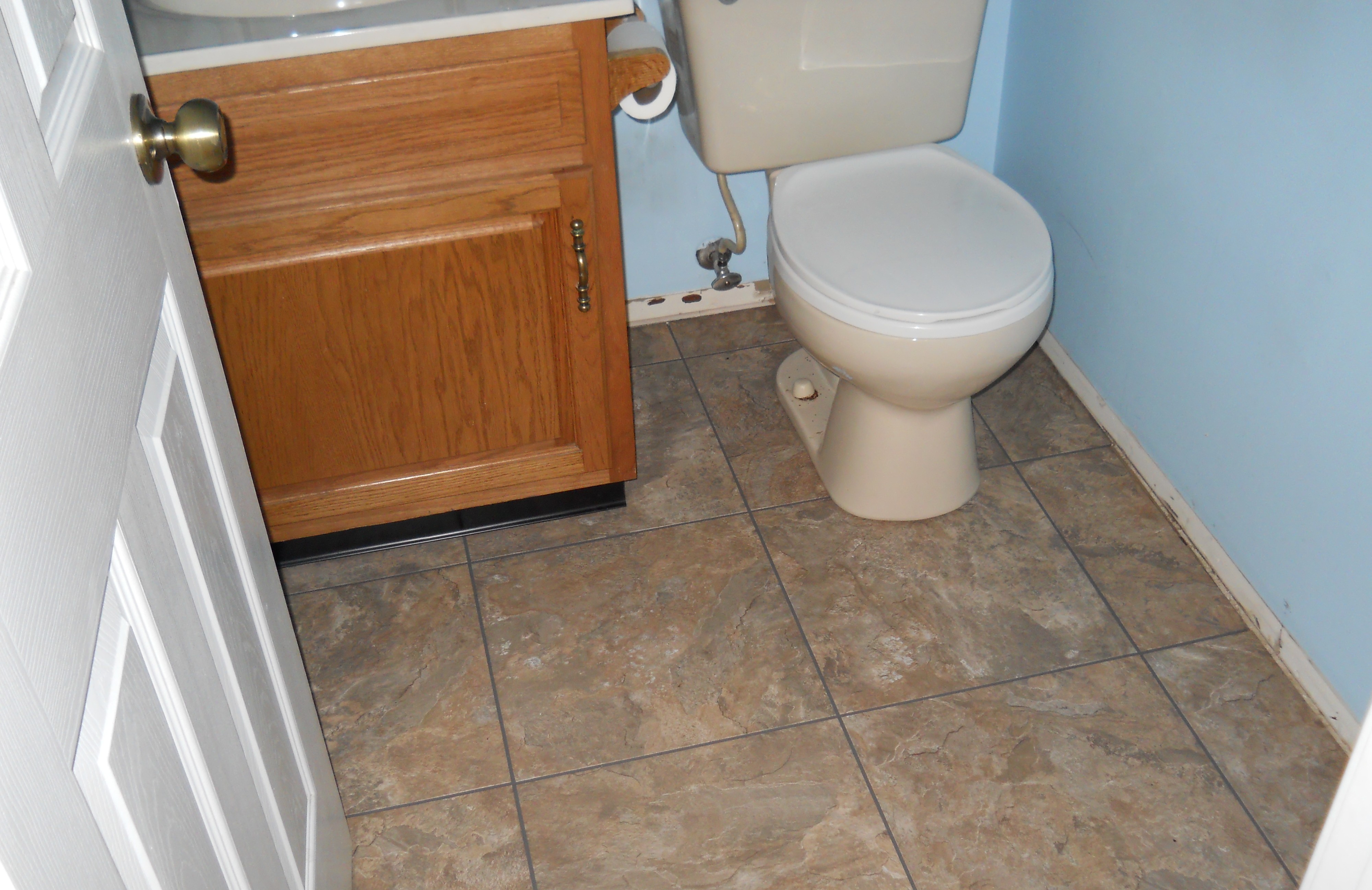 luxury vinyl plank in home