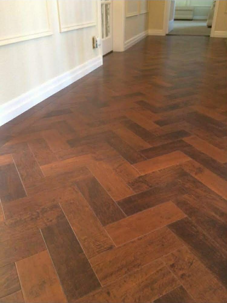 Herringbone LVP Flooring