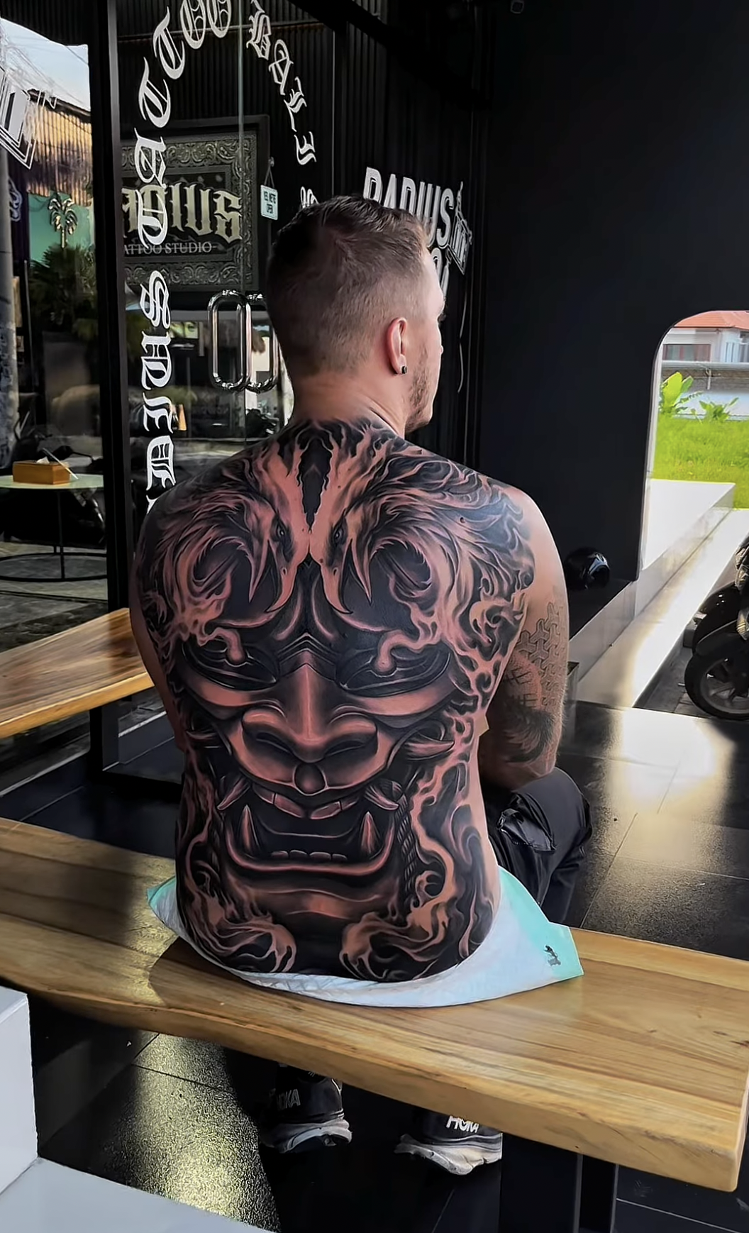 Custom tattoo work by a Love Gun artist