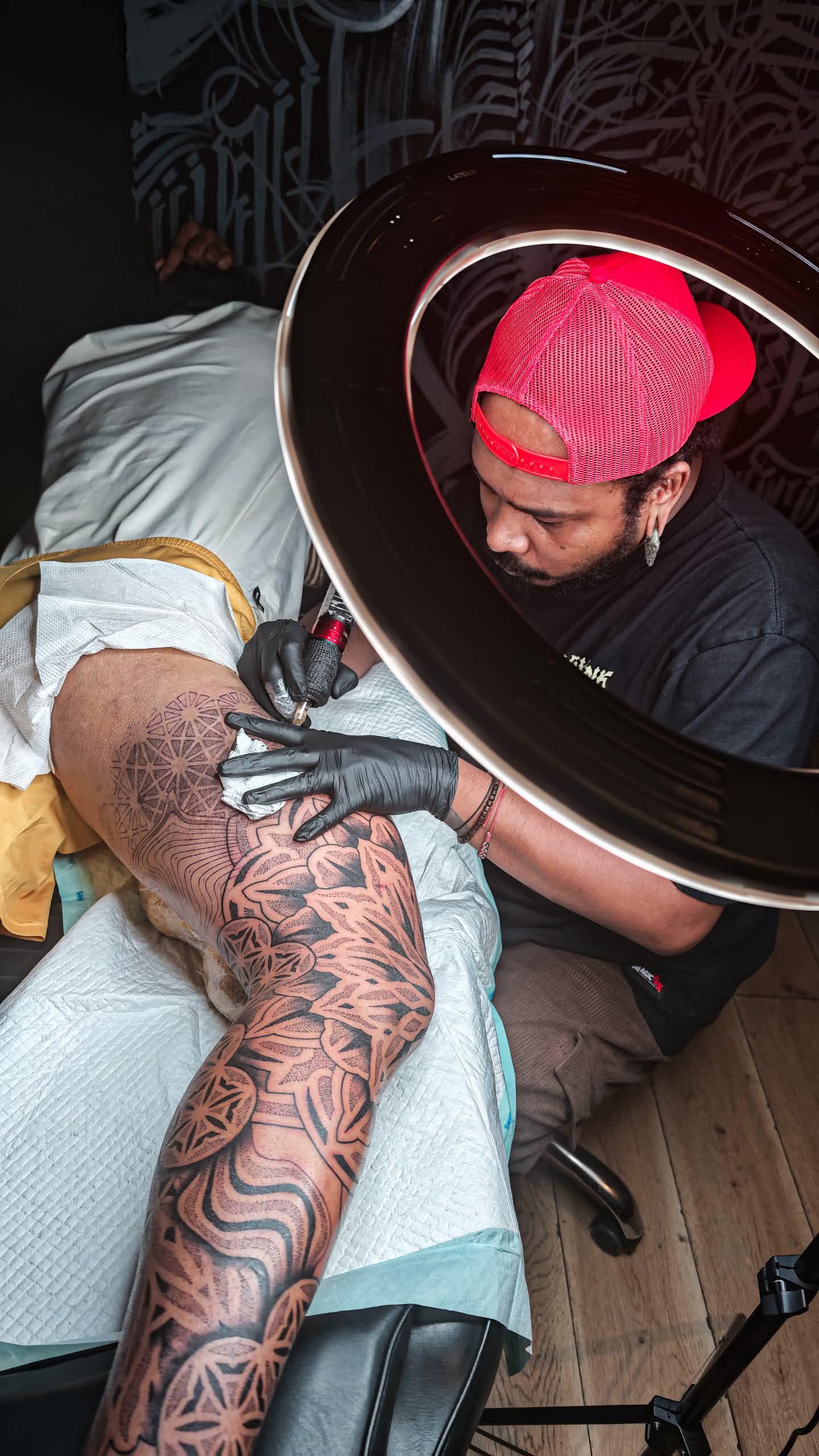 Heat, tattoo artist at Love Gun