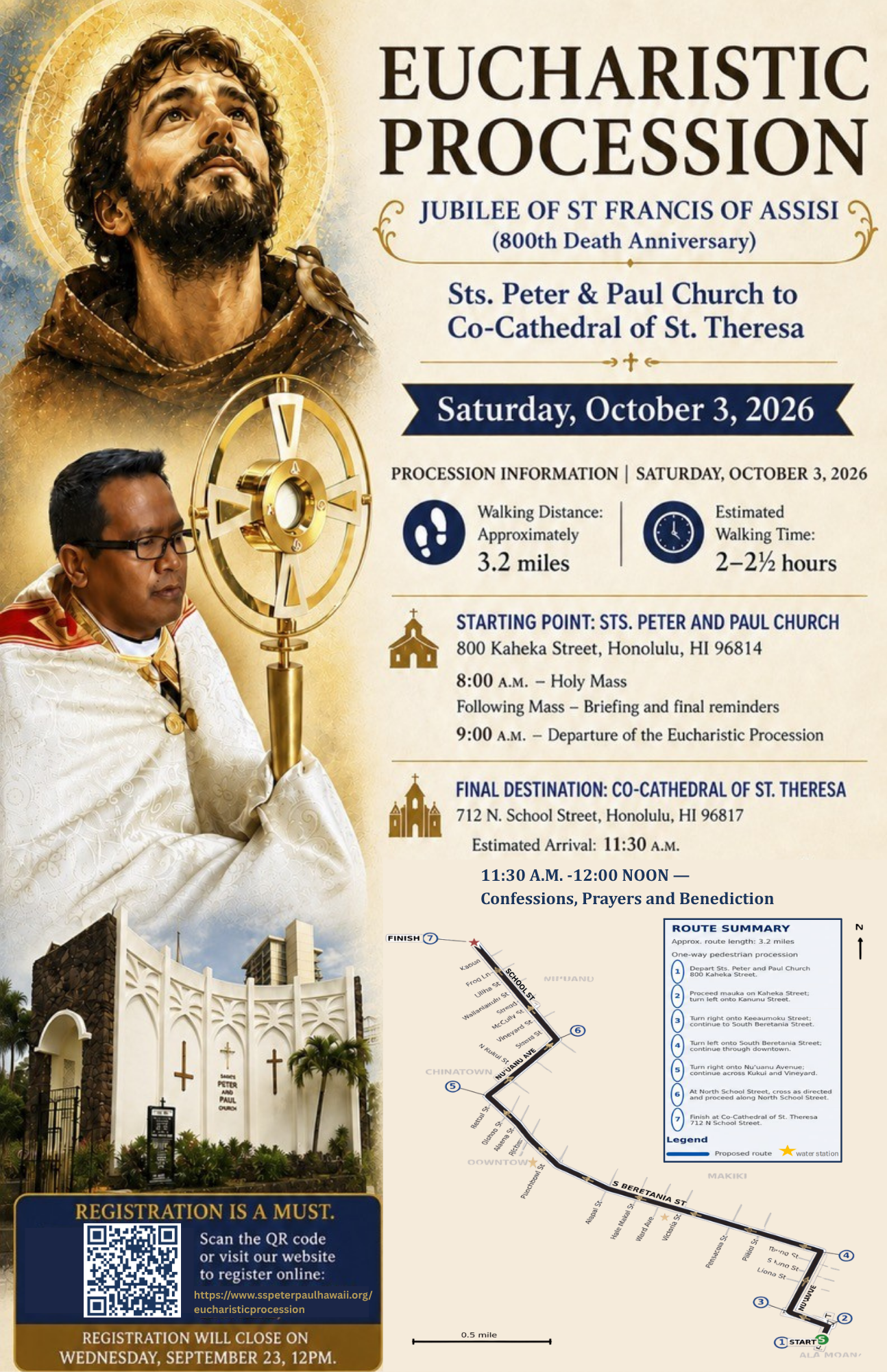 Jubilee of St. Francis Eucharistic Procession