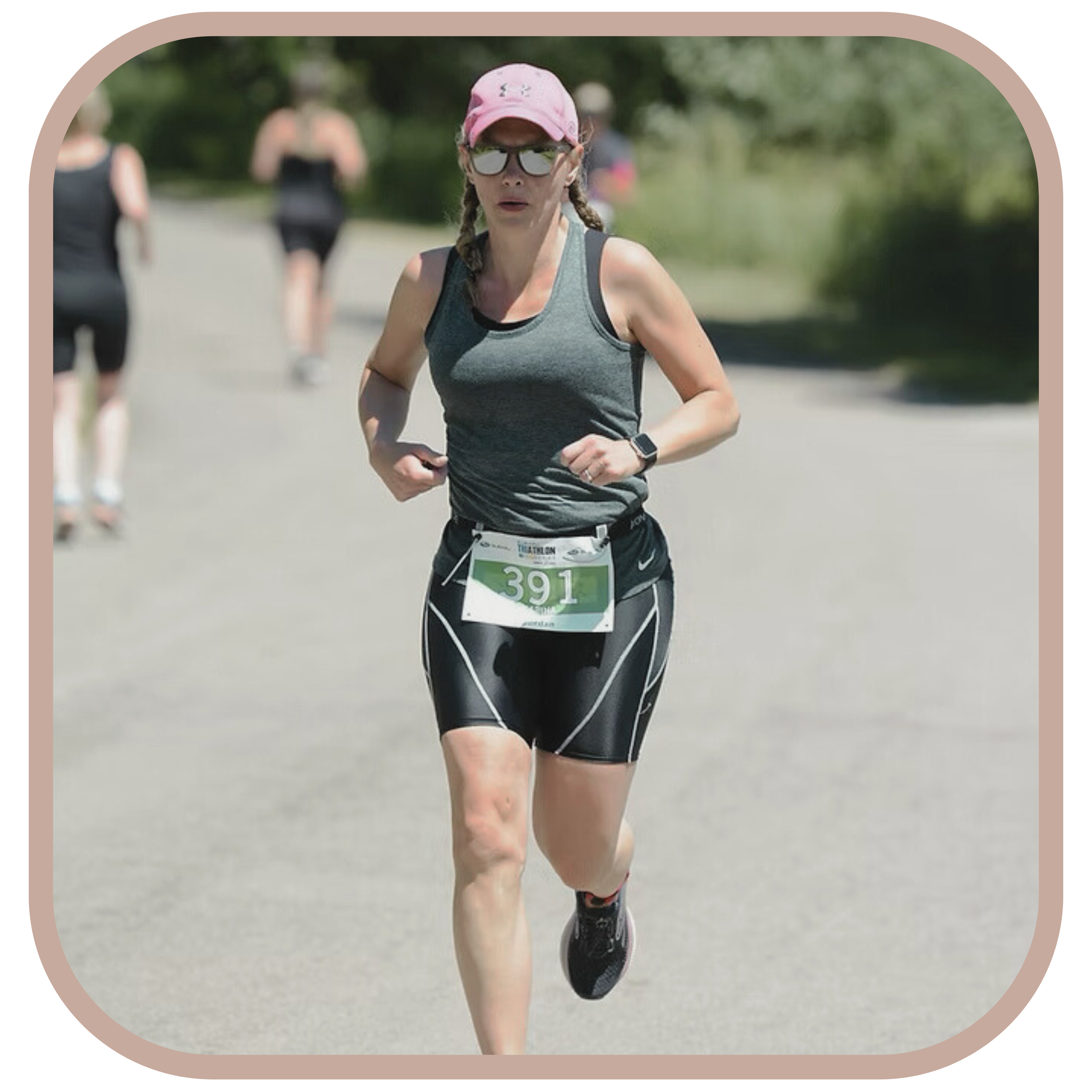 Karina Cranston, Registered Physical Therapist running in a race