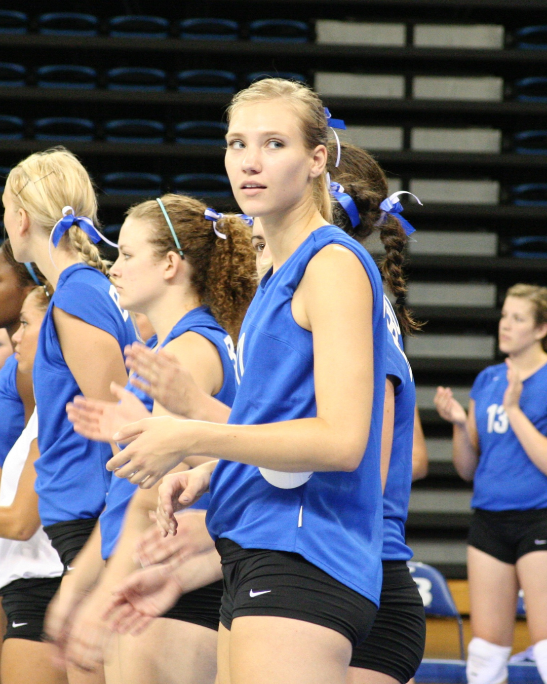 Kristin Bignell, Registered Physical Therapist after a volleyball match