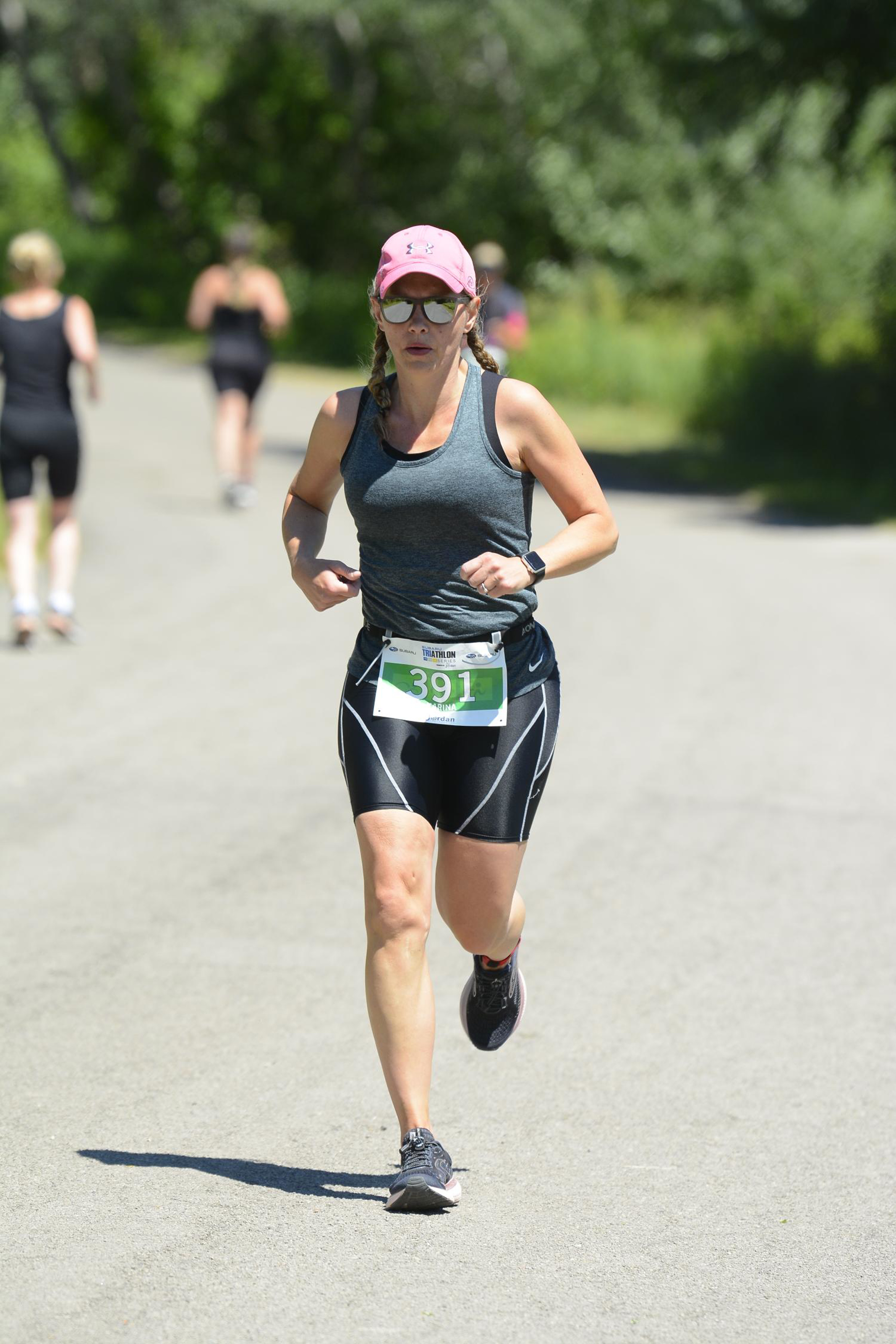 Karina Cranston, Registered Physical Therapist running in a race