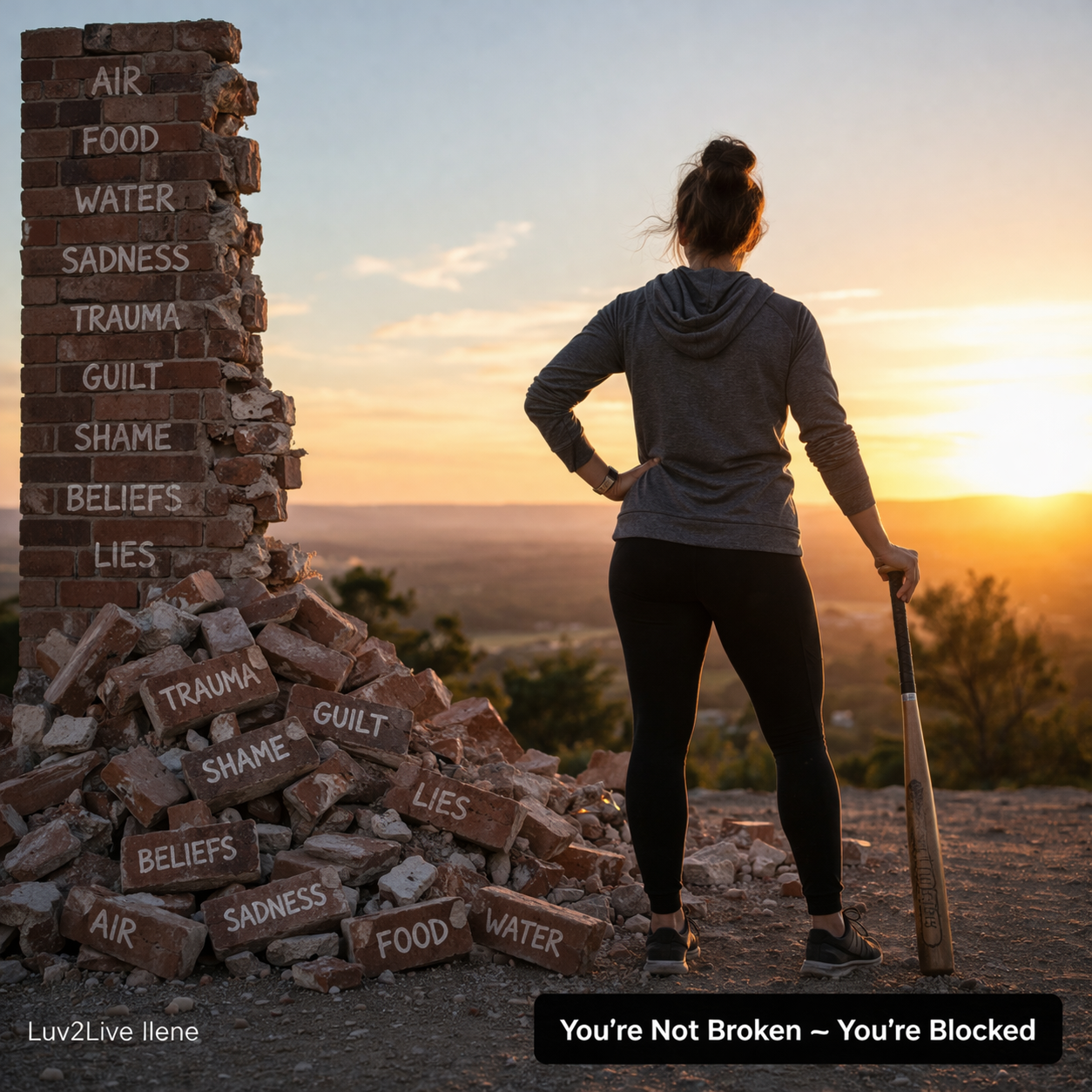 wman standing in a the clear after breaking through her fears, doubts, shame and can see the light wman standing in a the clear after breaking through her fears, doubts, shame and can see the light