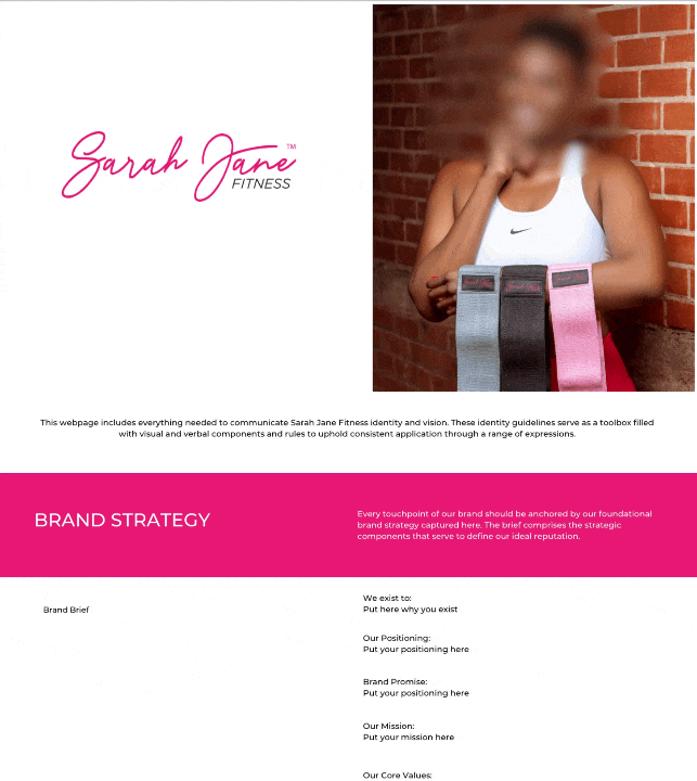 Brand guidelines and operational file structure built before tooling