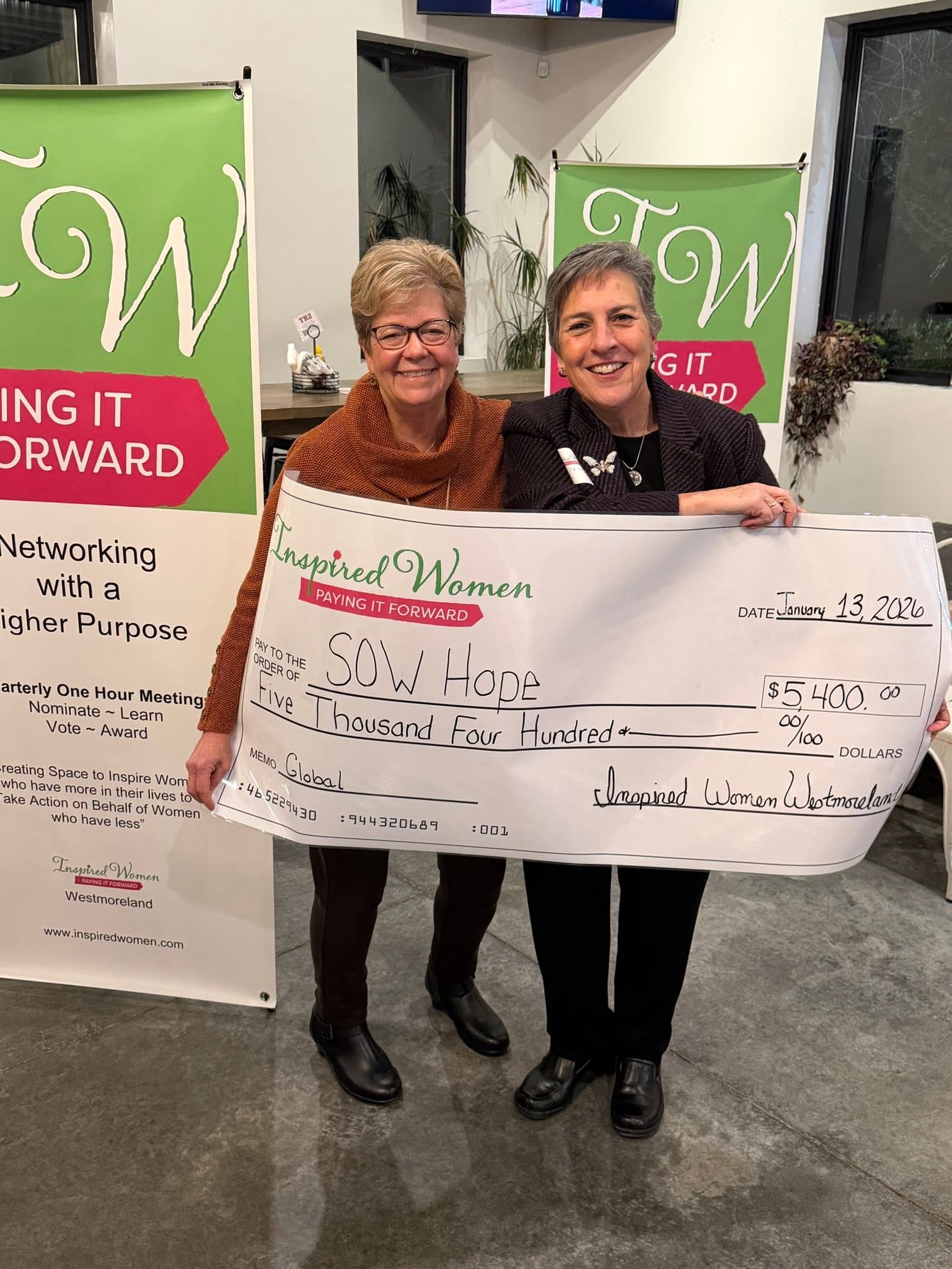 Westmoreland chapter of Inspired Women