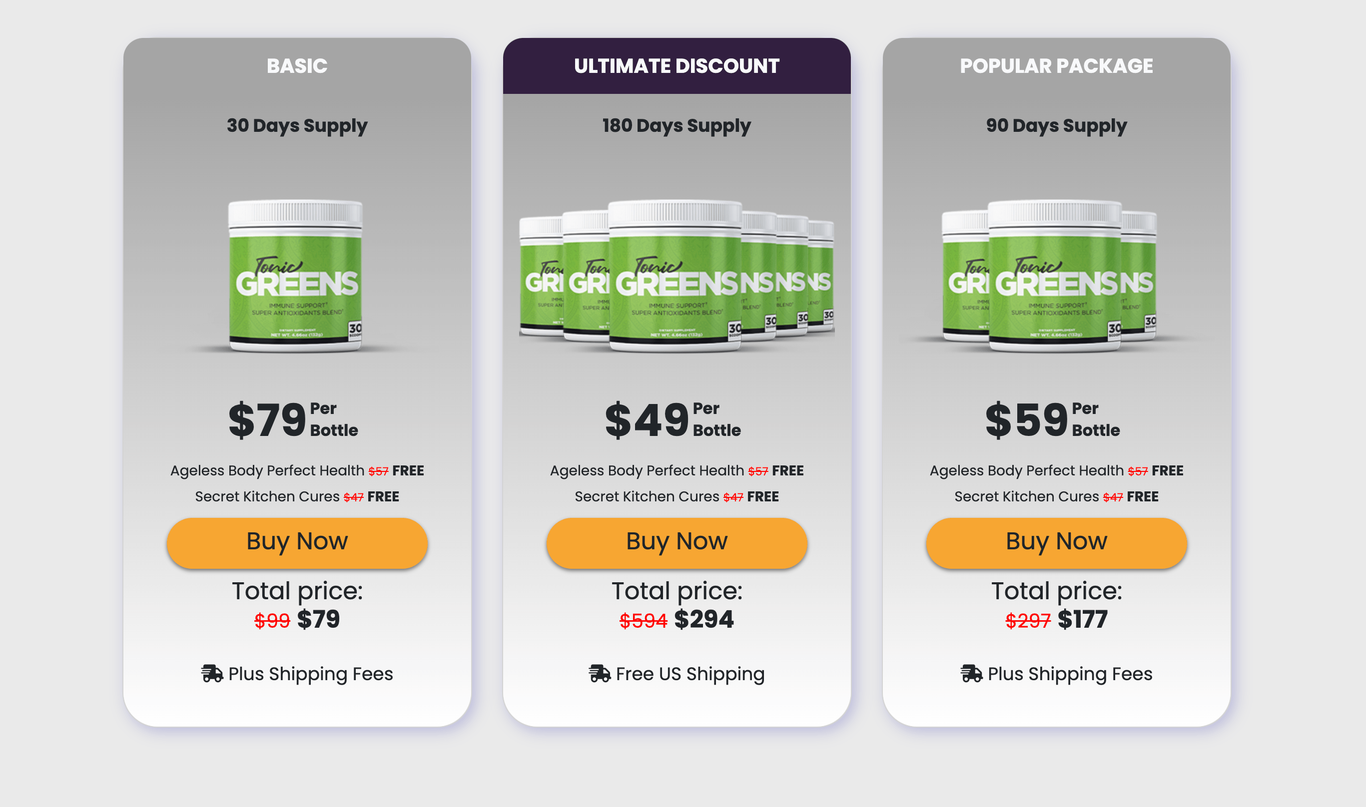 TonicGreens CHECKOUT