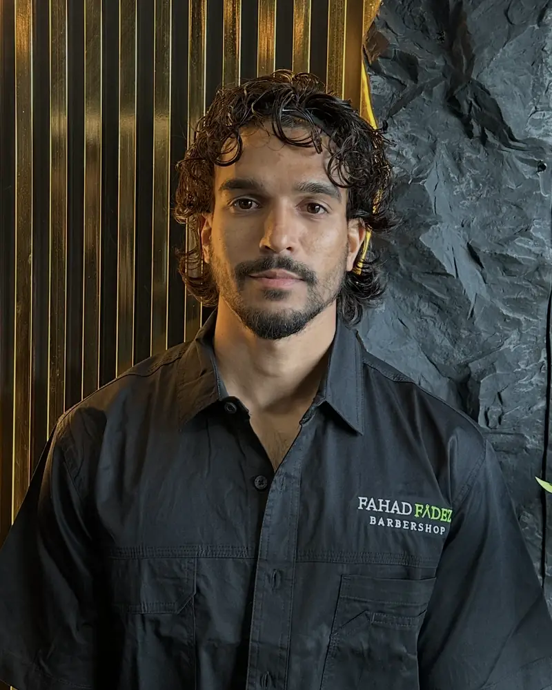 Zaakir, barber at FahadFadez Barbershop