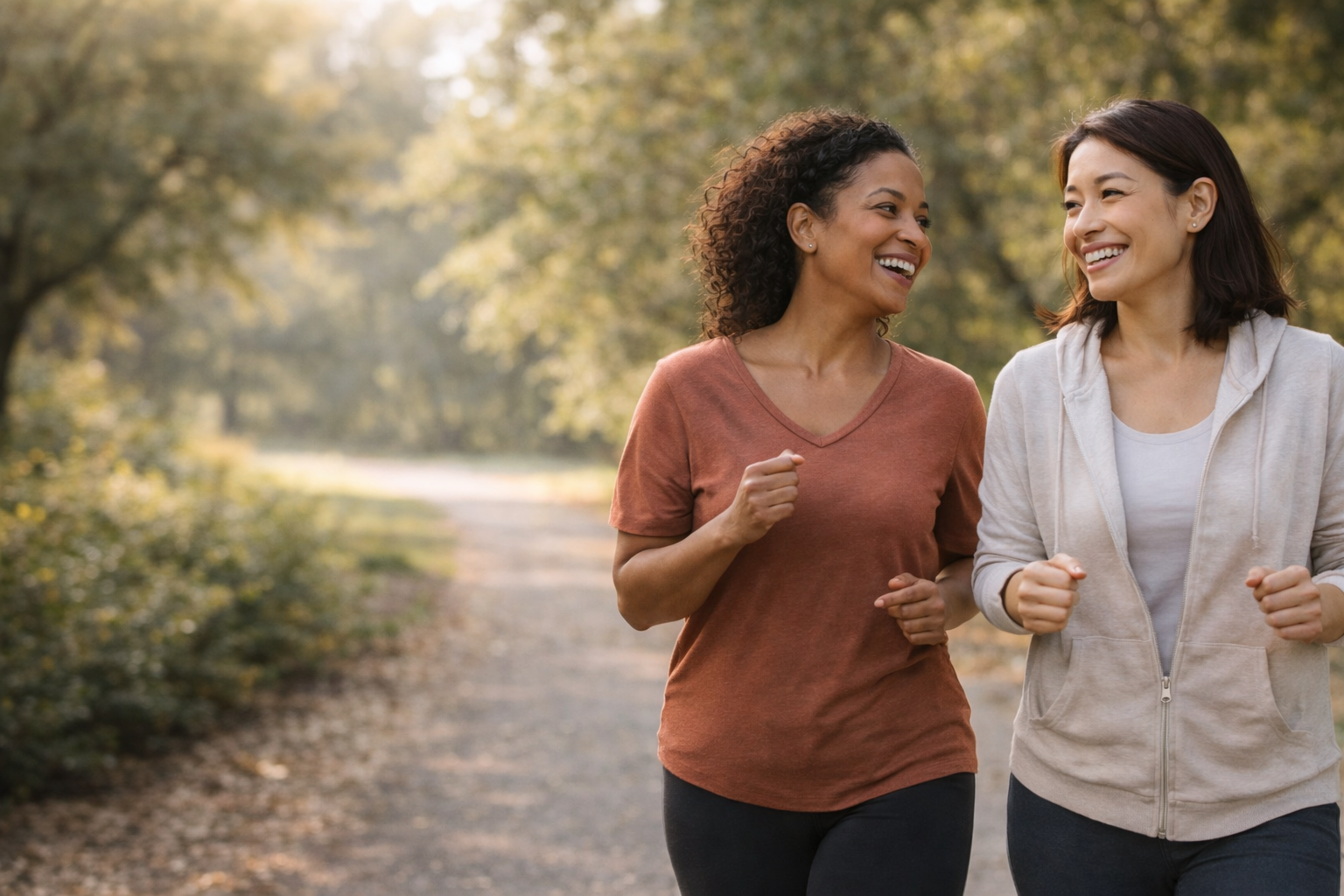 Active adults living healthy and strong