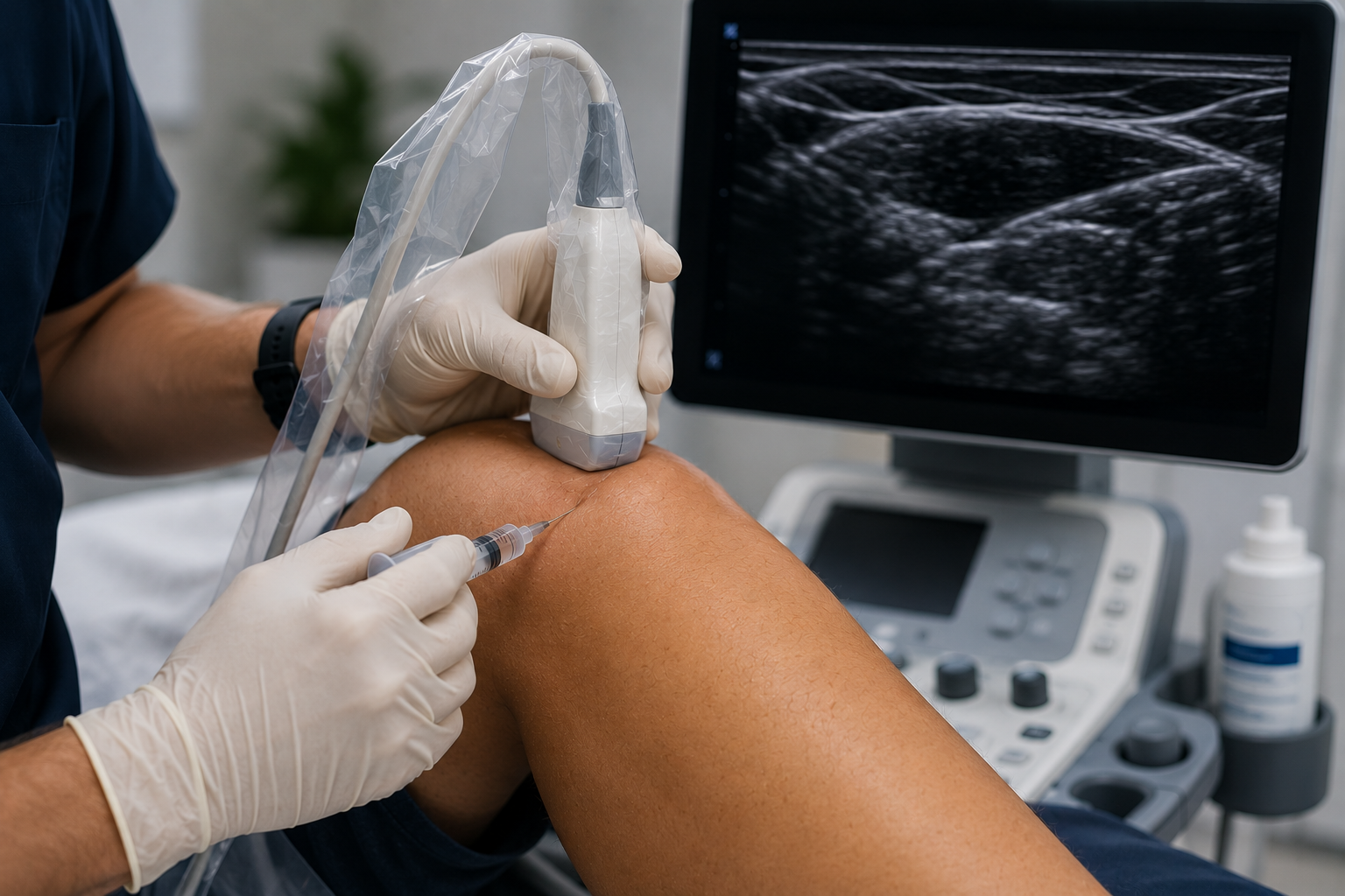 Ultrasound guided nerve hydrodissection