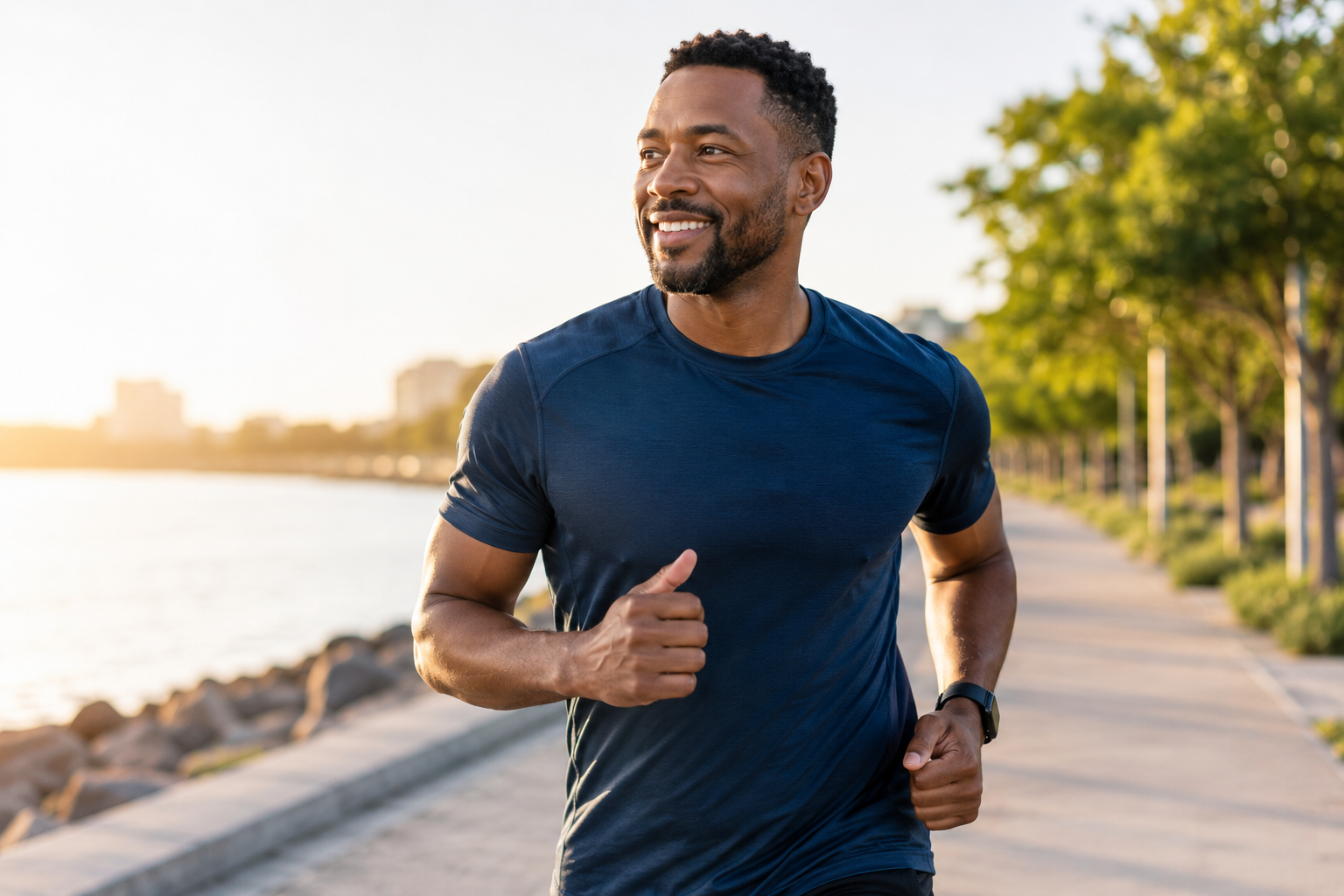Patient feeling healthy and active