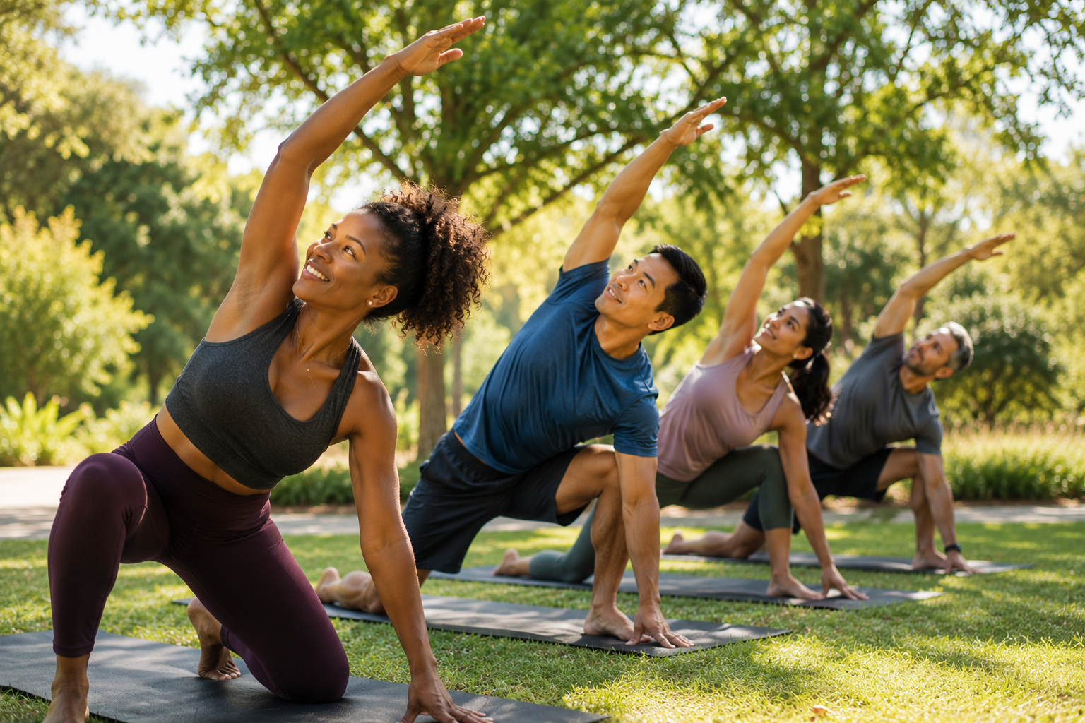 Healthy active patient feeling better