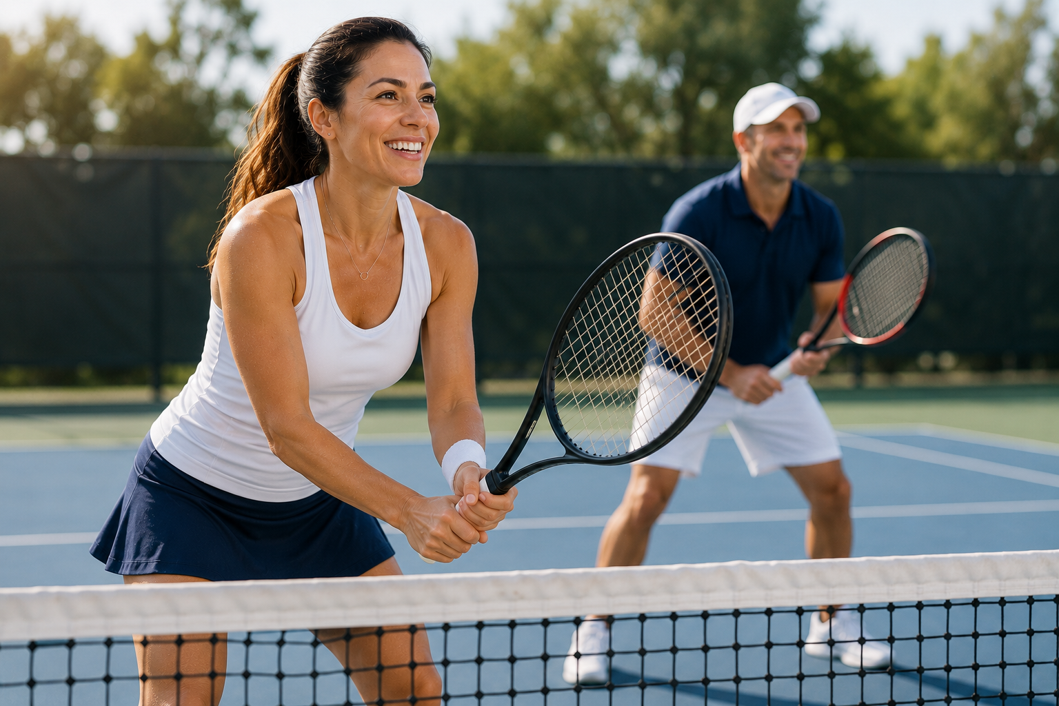 Patient moving comfortably after joint pain treatment