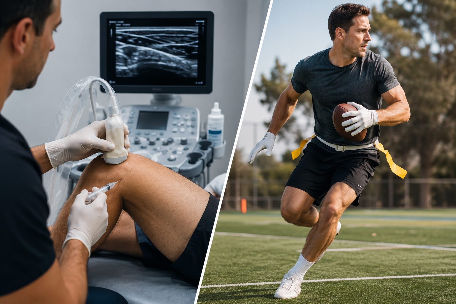 Active patient moving comfortably and confidently