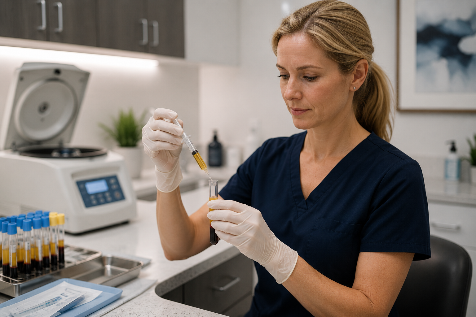 Ultrasound guided regenerative medicine procedure for joint pain