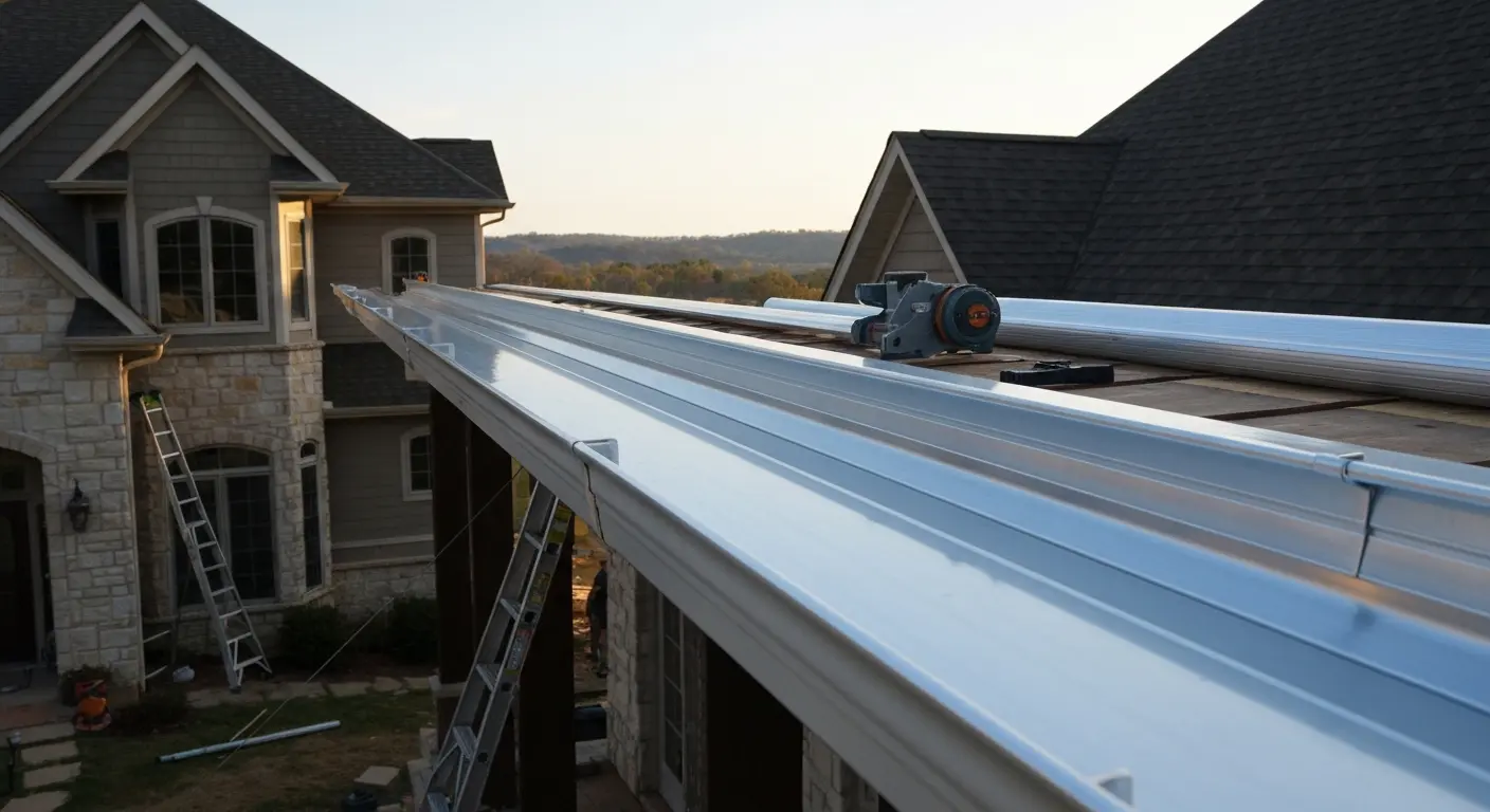 Seamless gutter installation Camdenton
