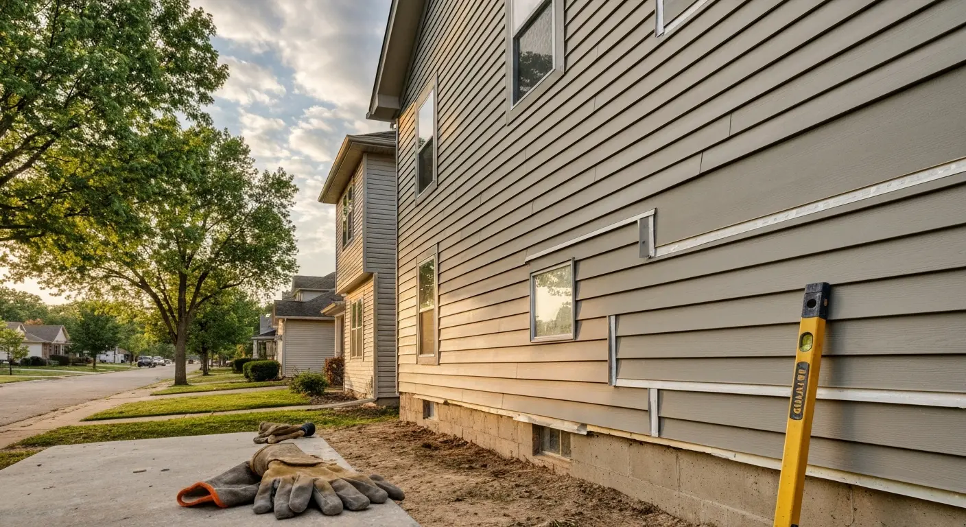 Siding installation