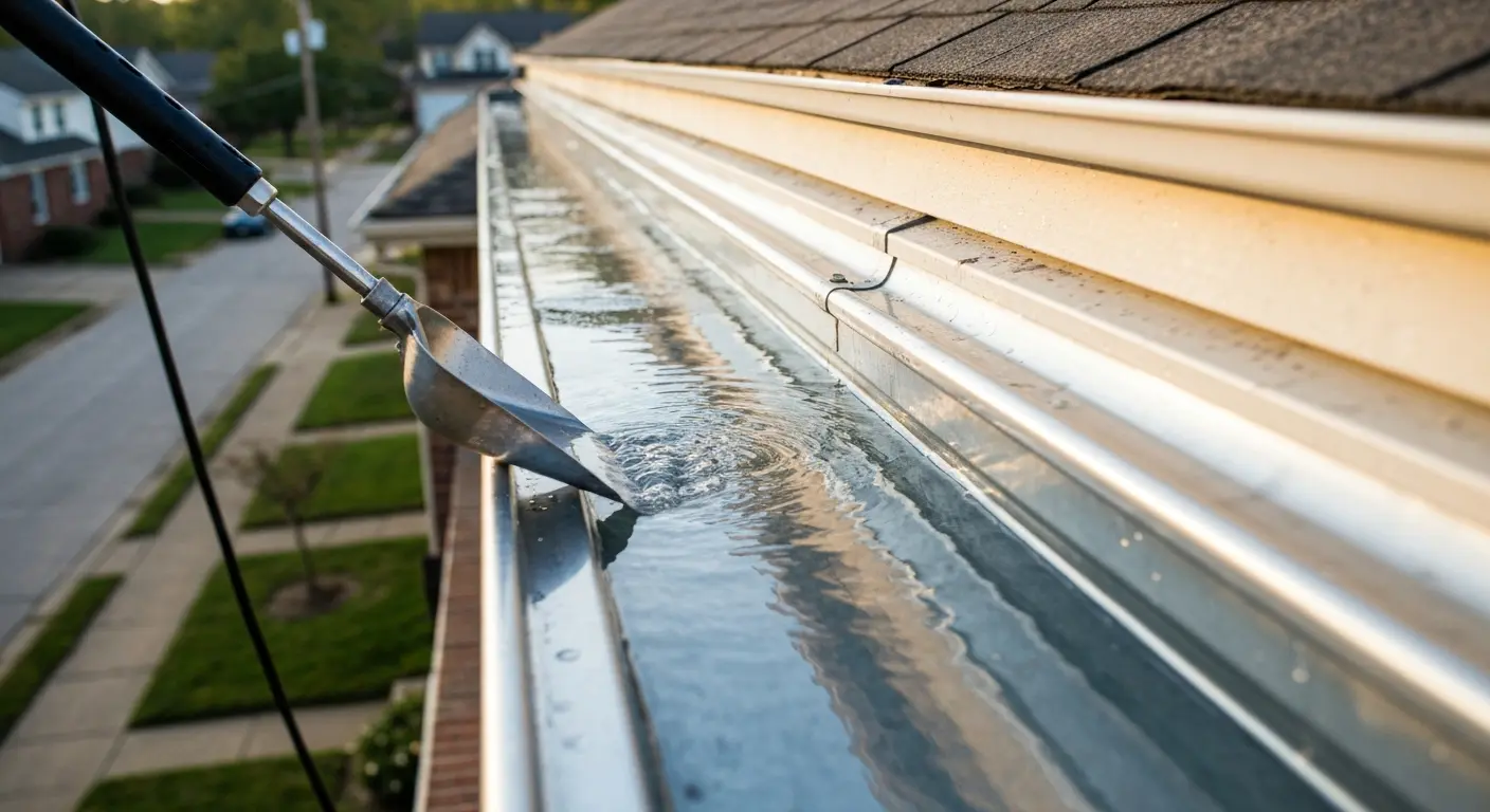 Gutter cleaning service