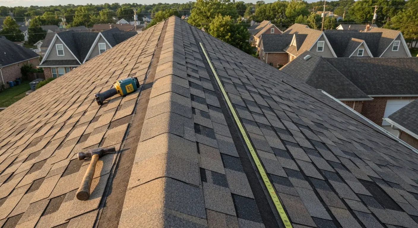Roof repair work