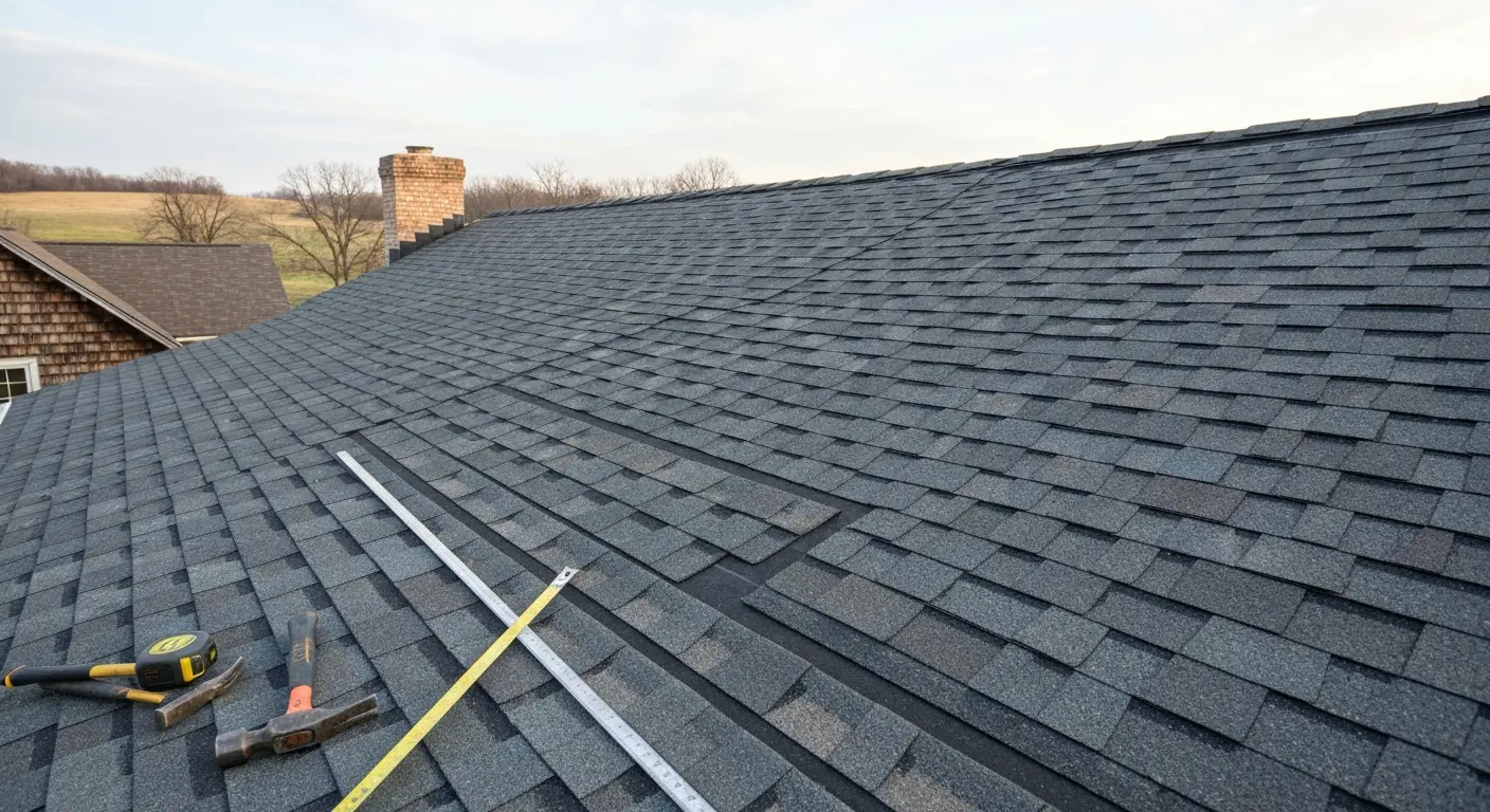 Roof replacement work