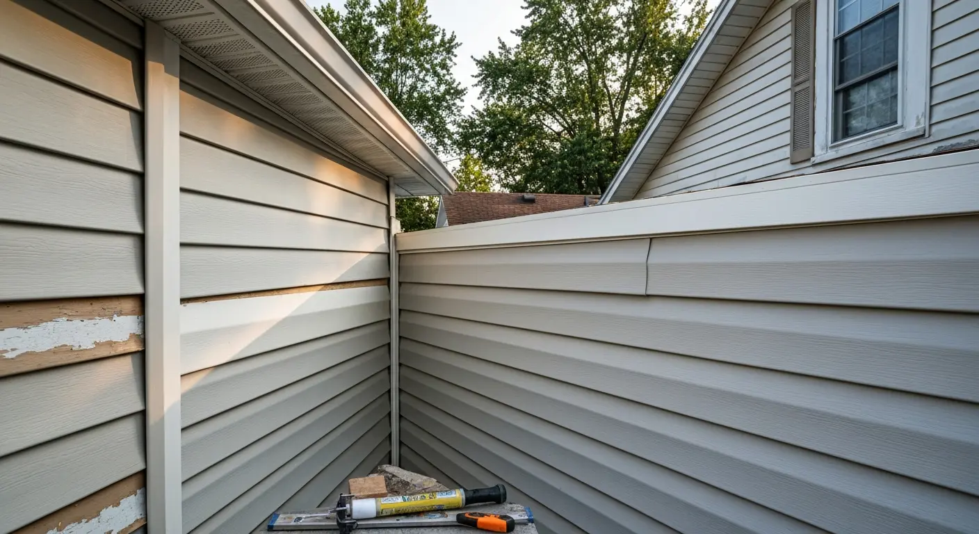 Siding installation in Tipton