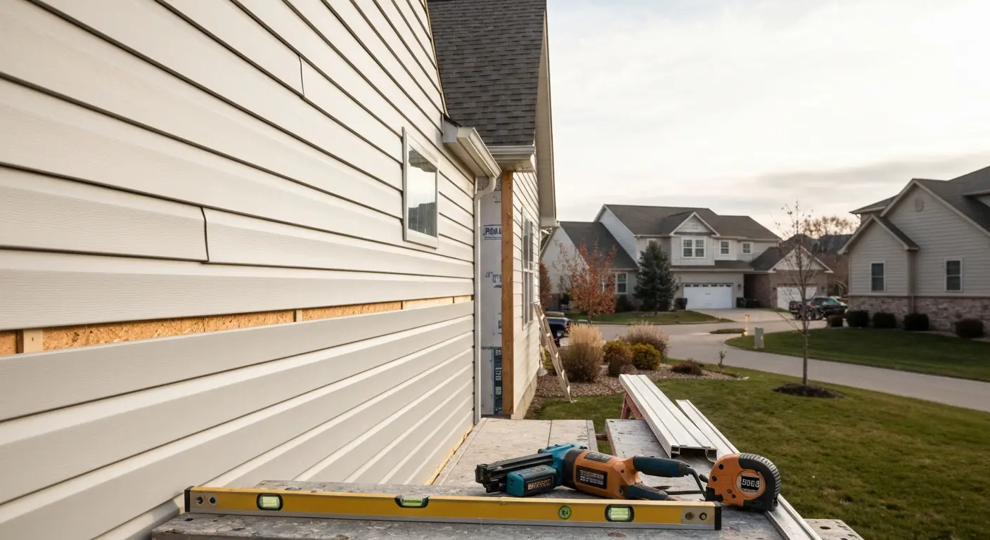 Siding installation